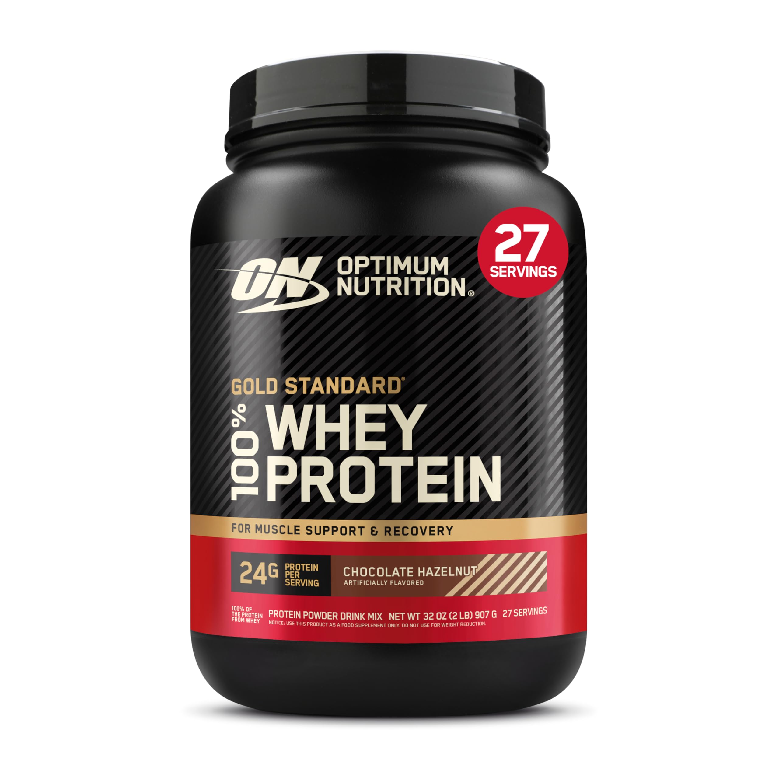 Optimum Nutrition Gold Standard 100% Whey Protein Powder, Double Rich Chocolate, 5 Pound (Packaging May Vary)