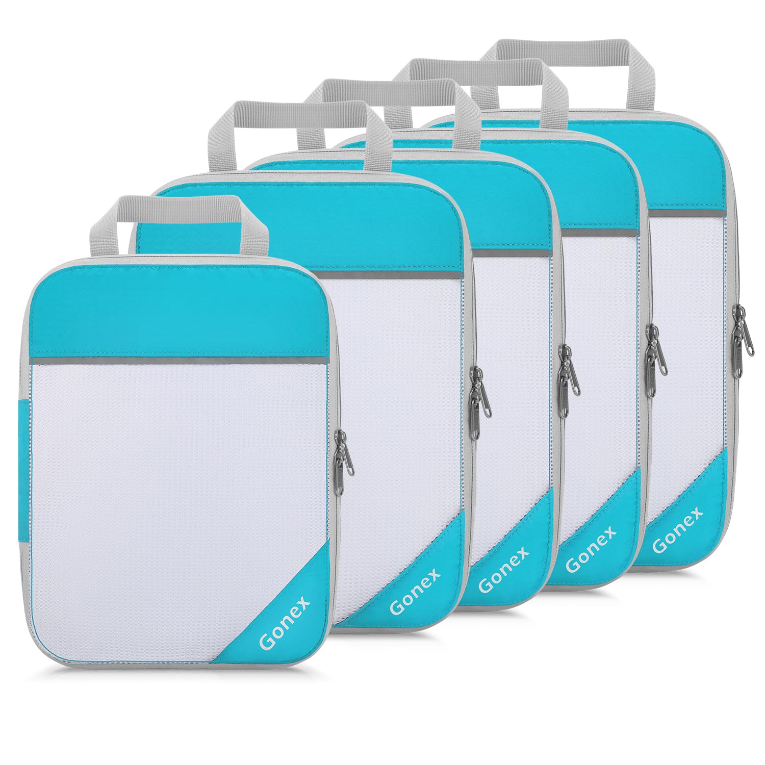 Compression Packing Cubes, Gonex Extensible Storage Mesh Bags Organizers