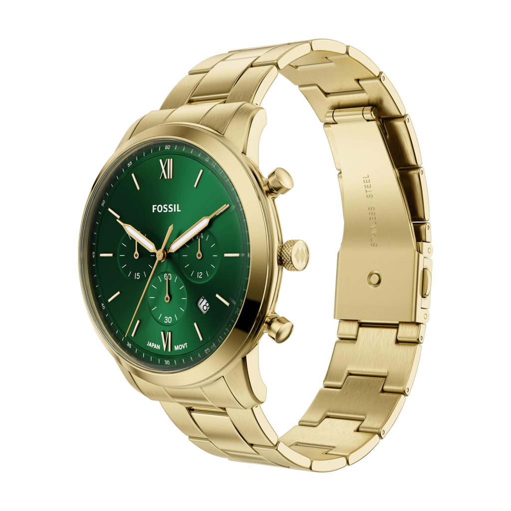 Fossil Men's Watch, Neutra Quartz Stainless Steel Chronograph Watch for Men
