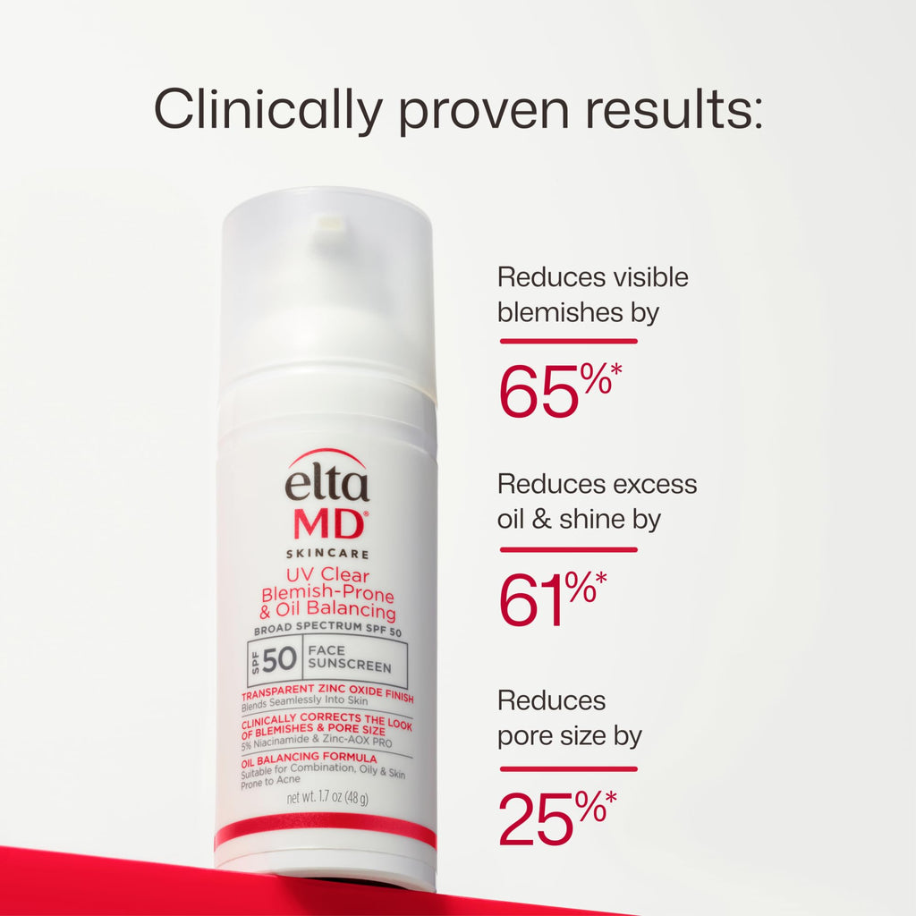 EltaMD UV Clear Tinted Face Sunscreen SPF 46, Oil Free Sunscreen for Sensitive Skin with Zinc Oxide, Dermatologist Recommended