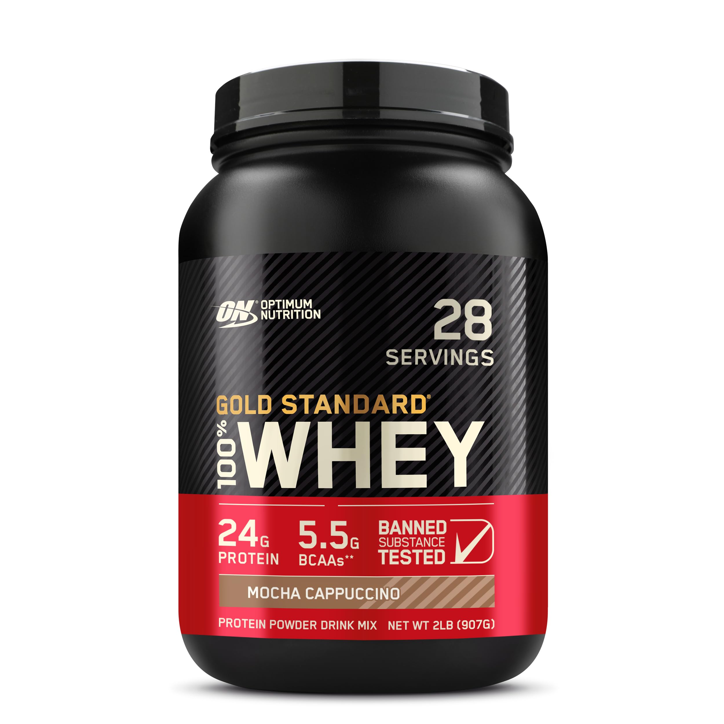 Optimum Nutrition Gold Standard 100% Whey Protein Powder, Double Rich Chocolate, 5 Pound (Packaging May Vary)