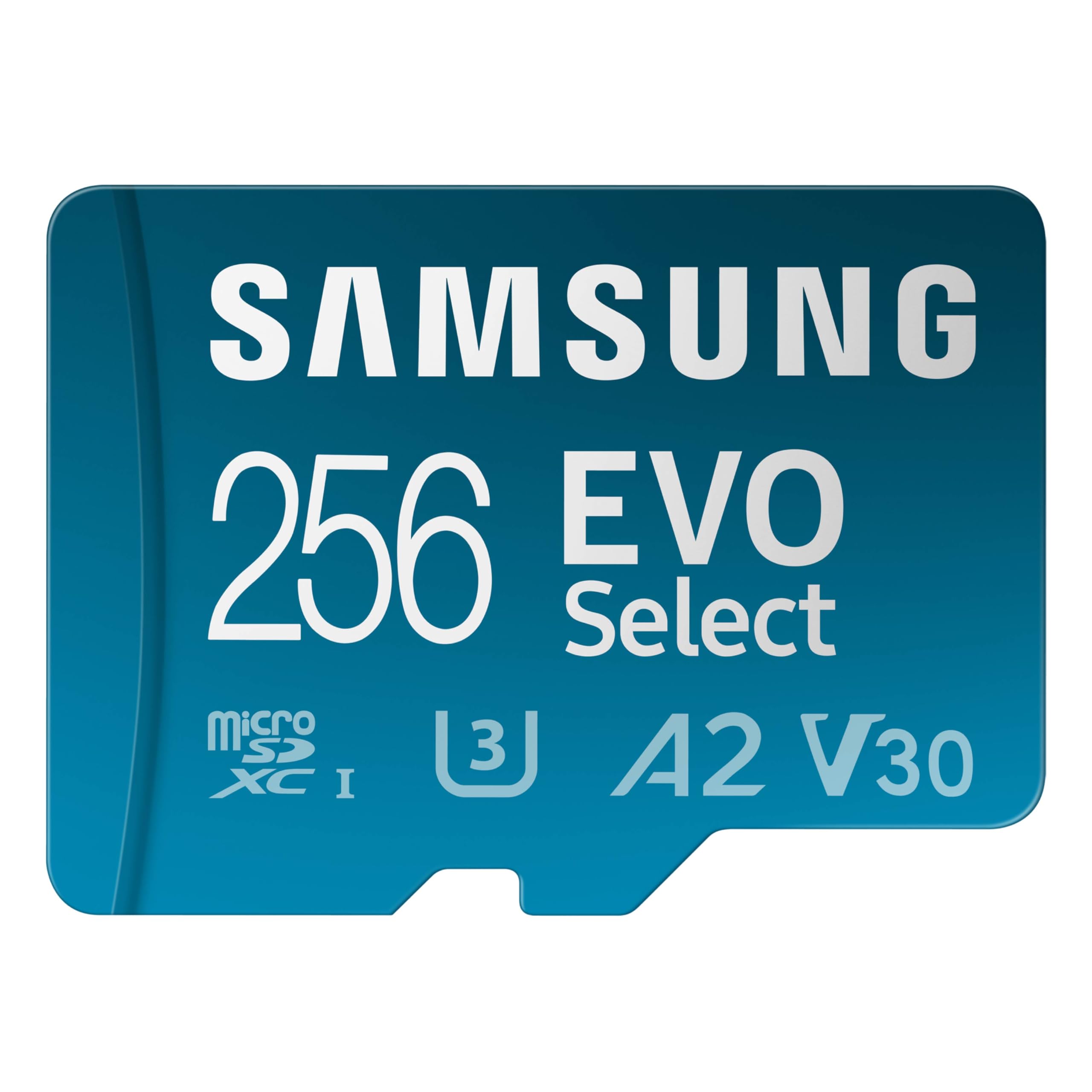 SAMSUNG EVO Select Micro SD-Memory-Card + Adapter, 128GB microSDXC 130MB/s Full HD & 4K UHD, UHS-I, U3, A2, V30, Expanded Storage for Android Smartphones, Tablets, Nintendo-Switch (MB-ME128KA/AM)