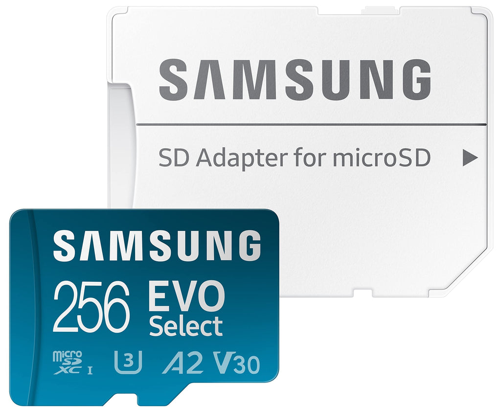 SAMSUNG EVO Select Micro SD-Memory-Card + Adapter, 128GB microSDXC 130MB/s Full HD & 4K UHD, UHS-I, U3, A2, V30, Expanded Storage for Android Smartphones, Tablets, Nintendo-Switch (MB-ME128KA/AM)