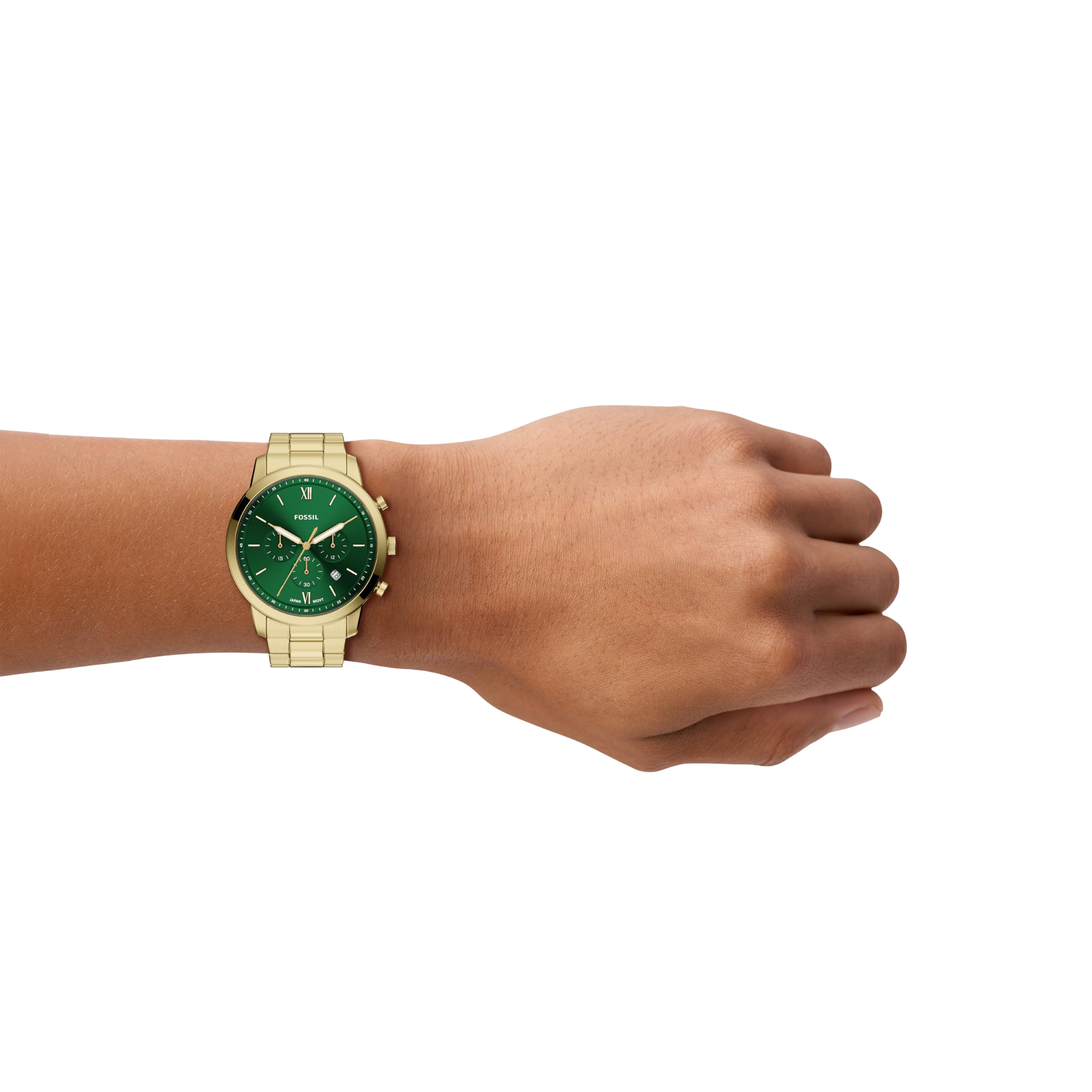 Fossil Men's Watch, Neutra Quartz Stainless Steel Chronograph Watch for Men