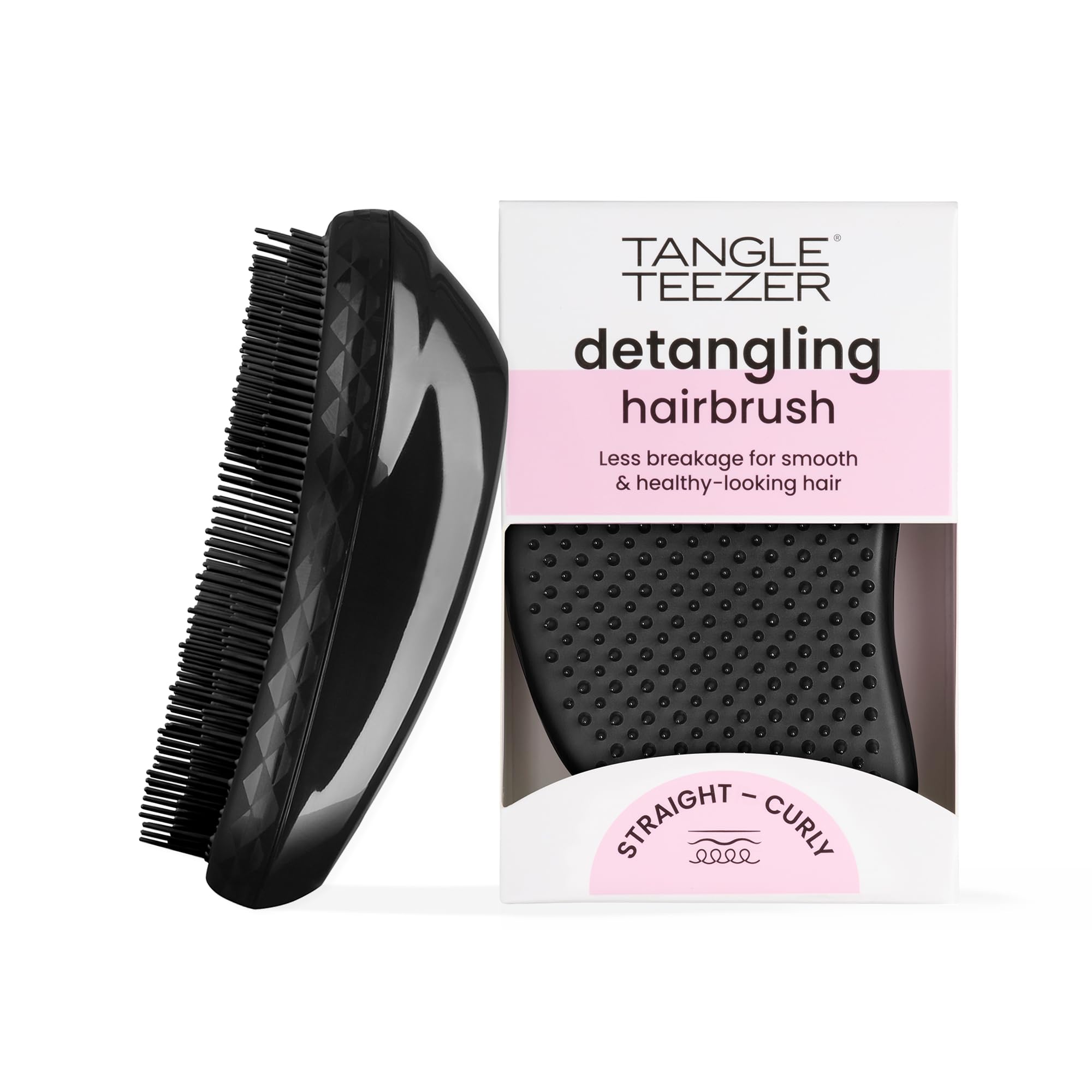 Tangle Teezer Original Detangler Brush, Dry & Wet Hairbrush for All Hair Types, Pink Fizz