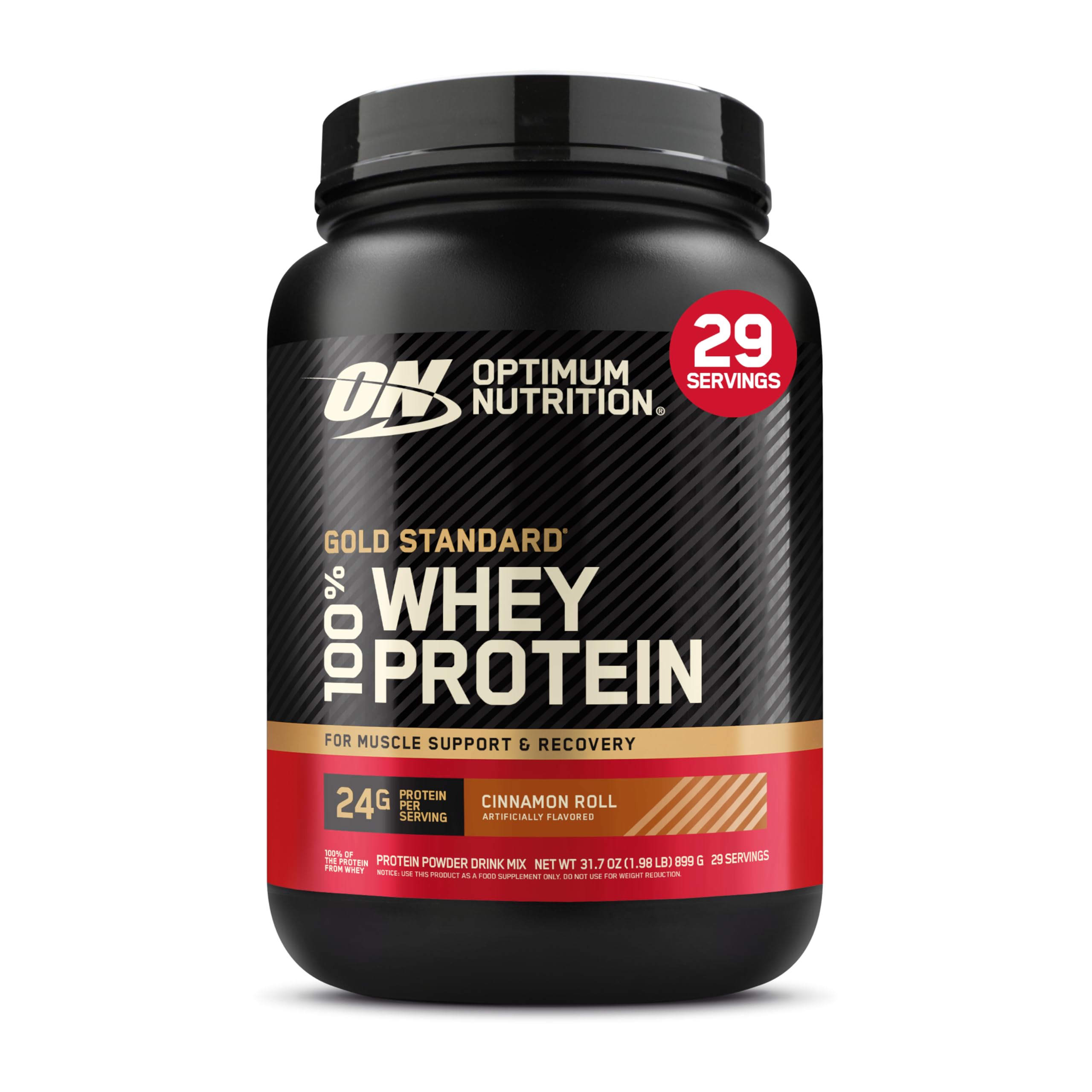 Optimum Nutrition Gold Standard 100% Whey Protein Powder, Double Rich Chocolate, 5 Pound (Packaging May Vary)