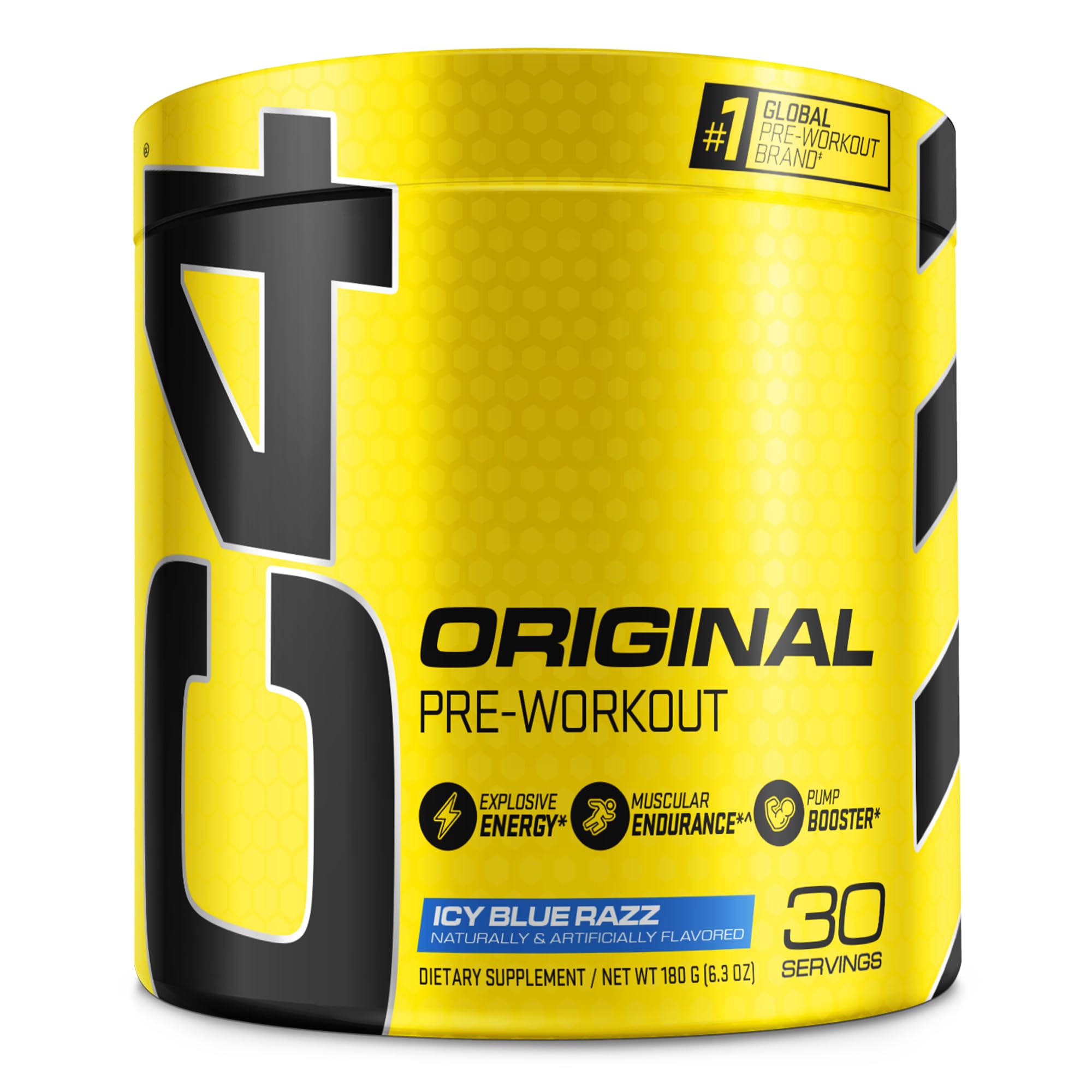 Cellucor C4 Original Pre Workout Powder Cherry Limeade | Vitamin C for Immune Support | Sugar Free Preworkout Energy for Men & Women | 150mg Caffeine + Beta Alanine + Creatine | 30 Servings
