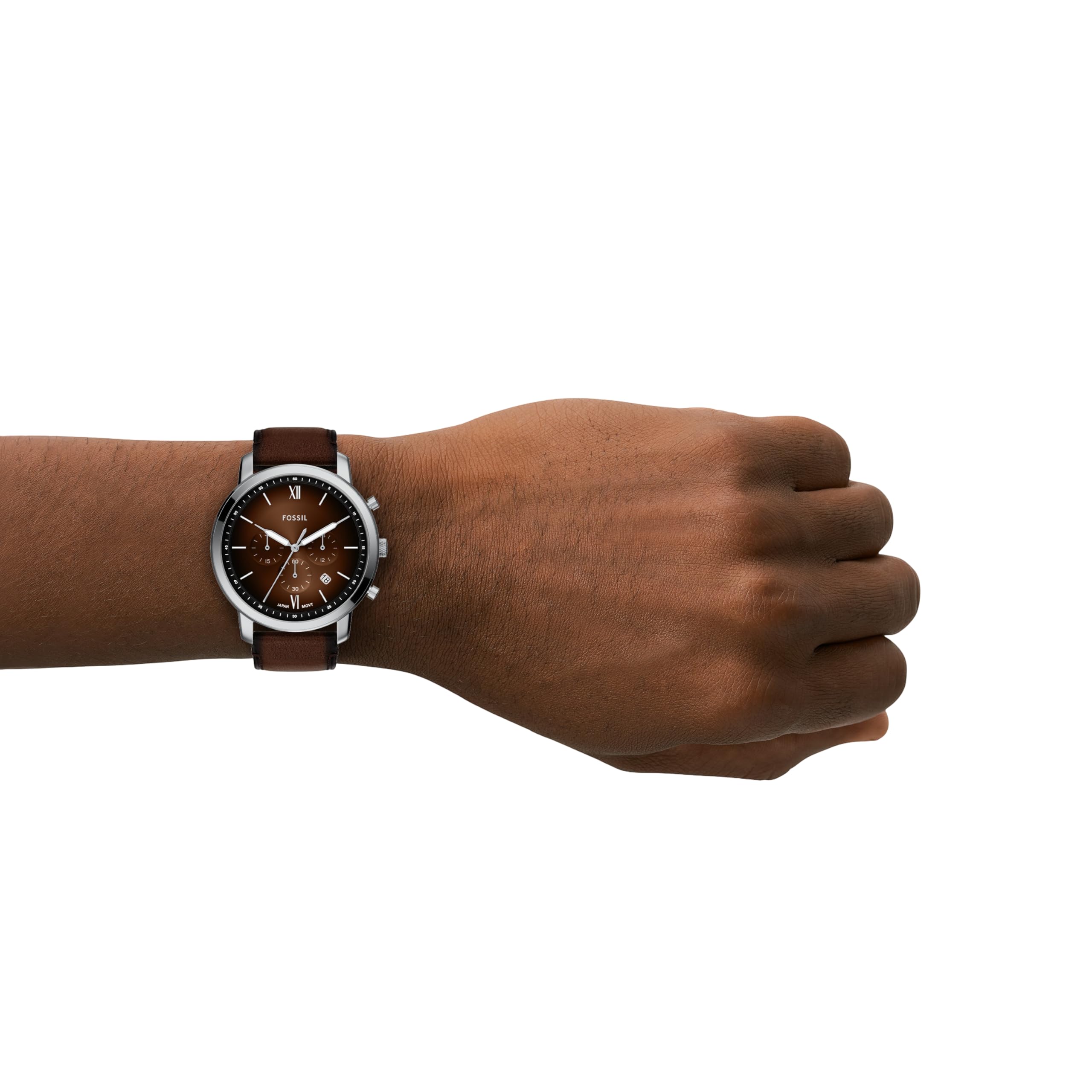 Fossil Men's Watch, Neutra Quartz Stainless Steel Chronograph Watch for Men
