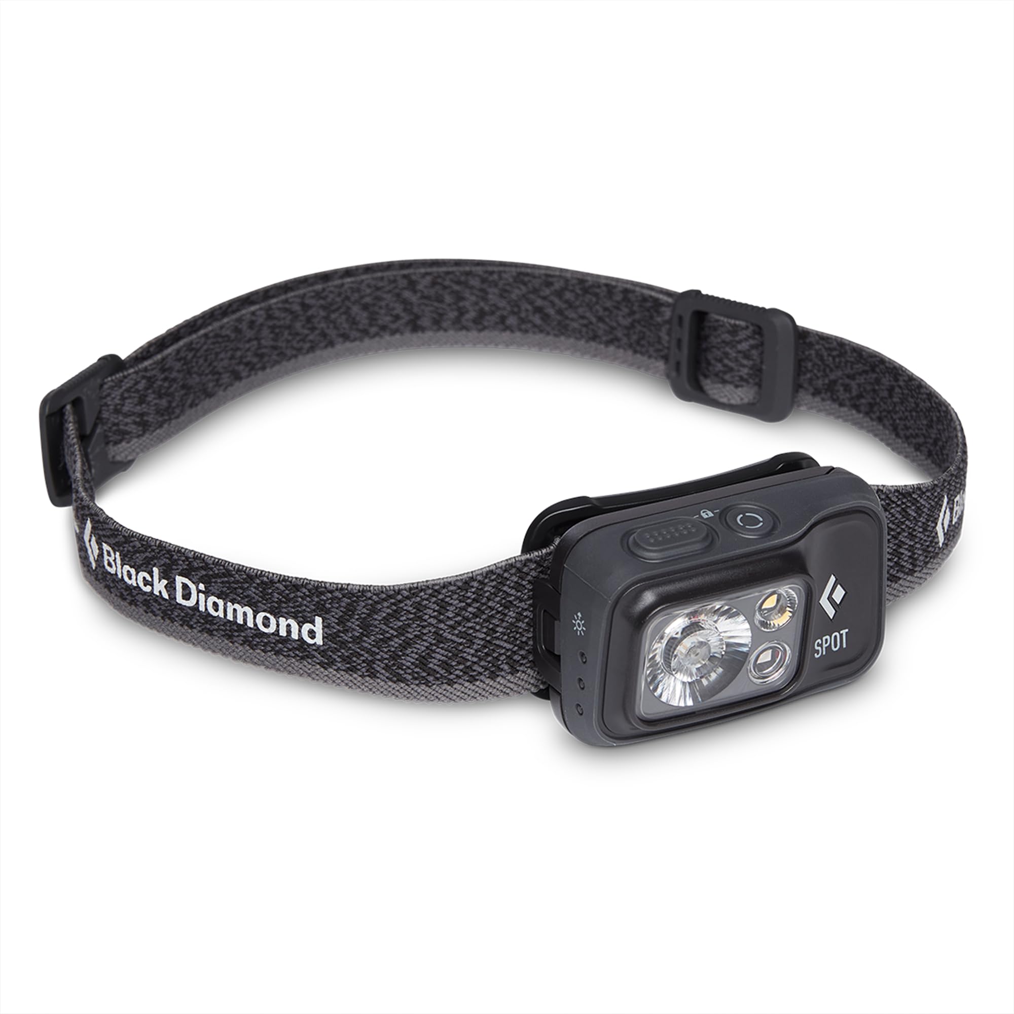 BLACK DIAMOND Spot 400 Headlamp | 400 Lumens Brightness, Dimmable | Waterproof & Durable | 3X AAA Battery Operated (Included) | Graphite