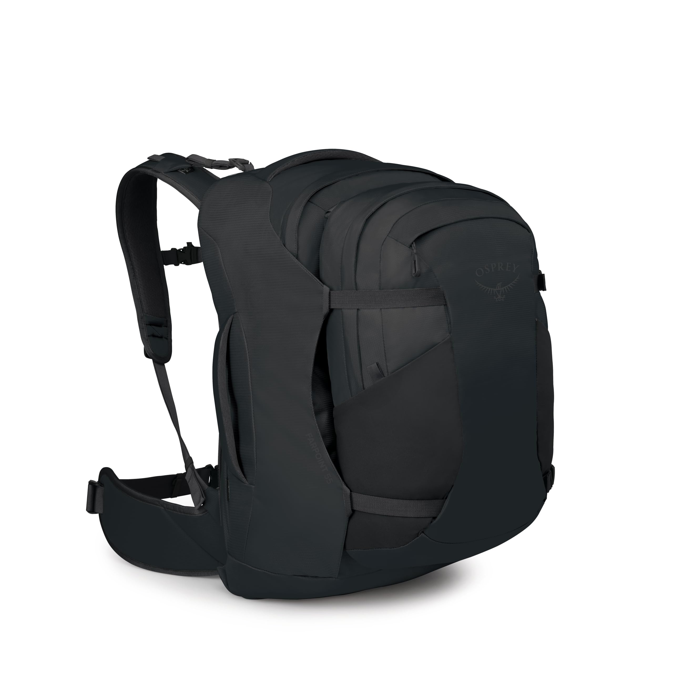 Osprey Farpoint 40L Men's Travel Backpack - Carry On Bag with Laptop Sleeve and Toiletry Pocket, Black