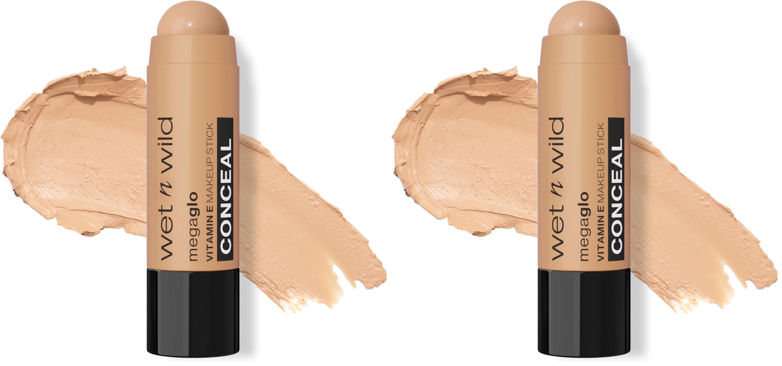 wet n wild MegaGlo Makeup Stick, Buildable Color, Versatile Use, Cruelty-Free & Vegan - When the Nude Strikes