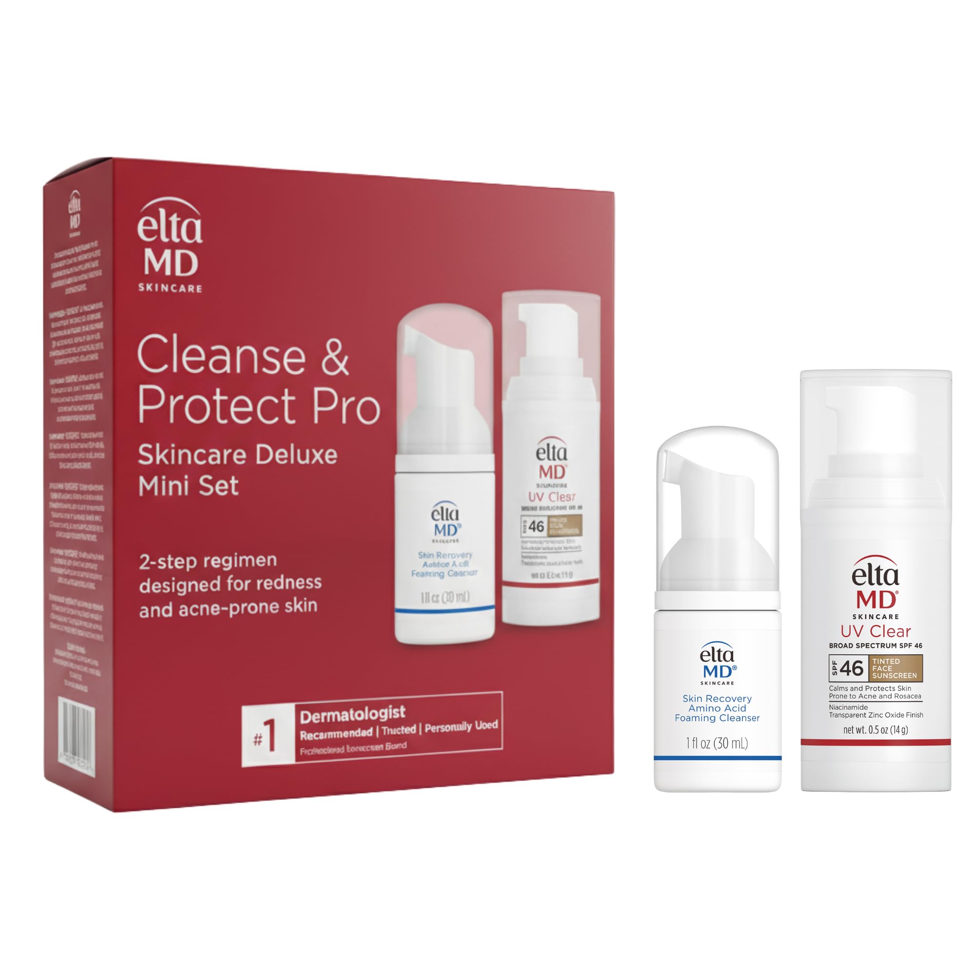 EltaMD UV Clear Tinted Face Sunscreen SPF 46, Oil Free Sunscreen for Sensitive Skin with Zinc Oxide, Dermatologist Recommended