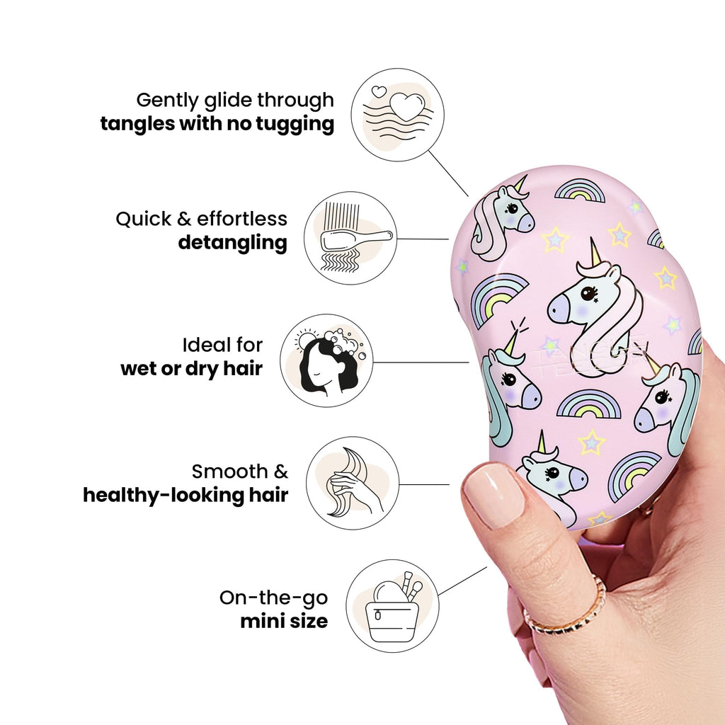 Tangle Teezer Original Detangler Brush, Dry & Wet Hairbrush for All Hair Types, Pink Fizz