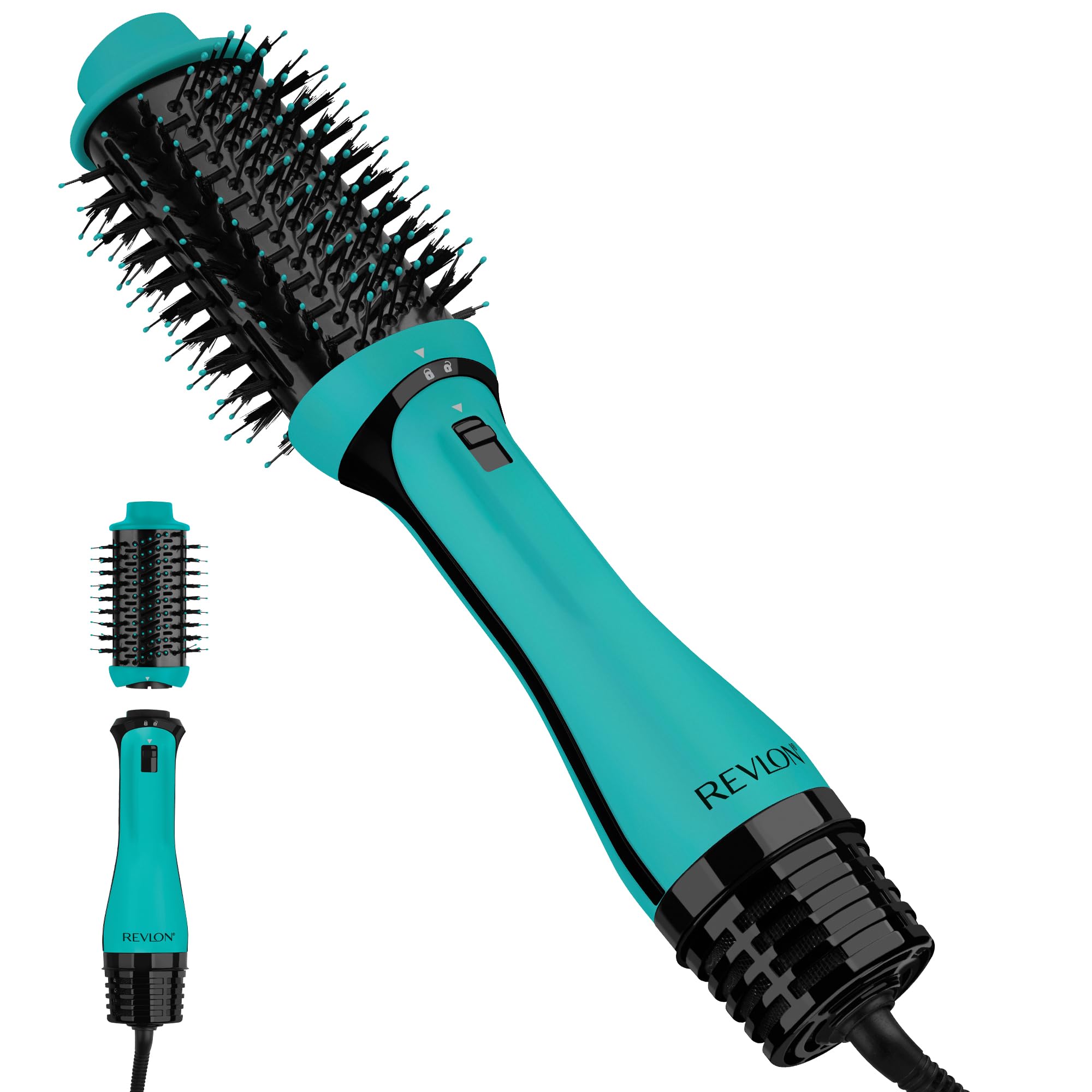 REVLON One Step Volumizer Plus Hair Dryer and Styler | More Volume, Less Damage, and More Styling Control for Easy and Fast Salon-Style Blowouts, Plus Travel Friendly (Black)