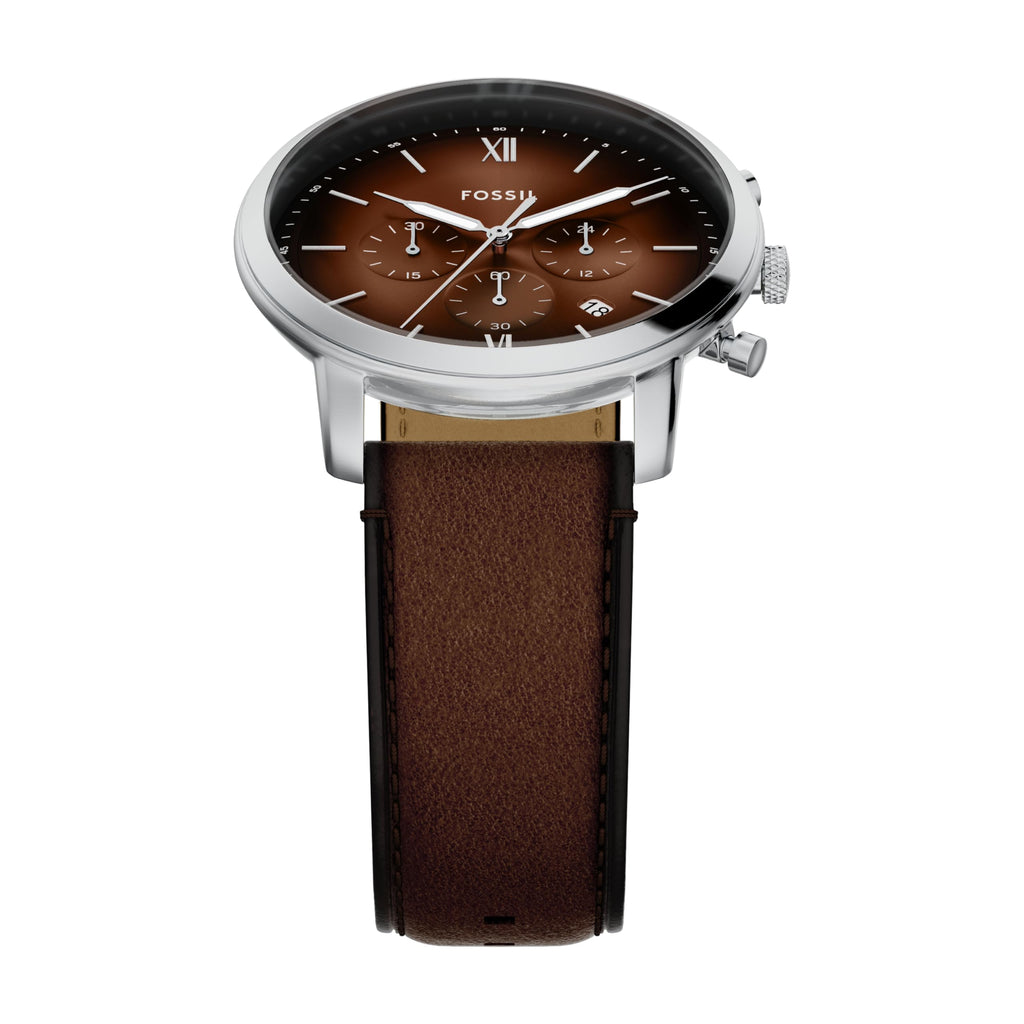 Fossil Men's Watch, Neutra Quartz Stainless Steel Chronograph Watch for Men