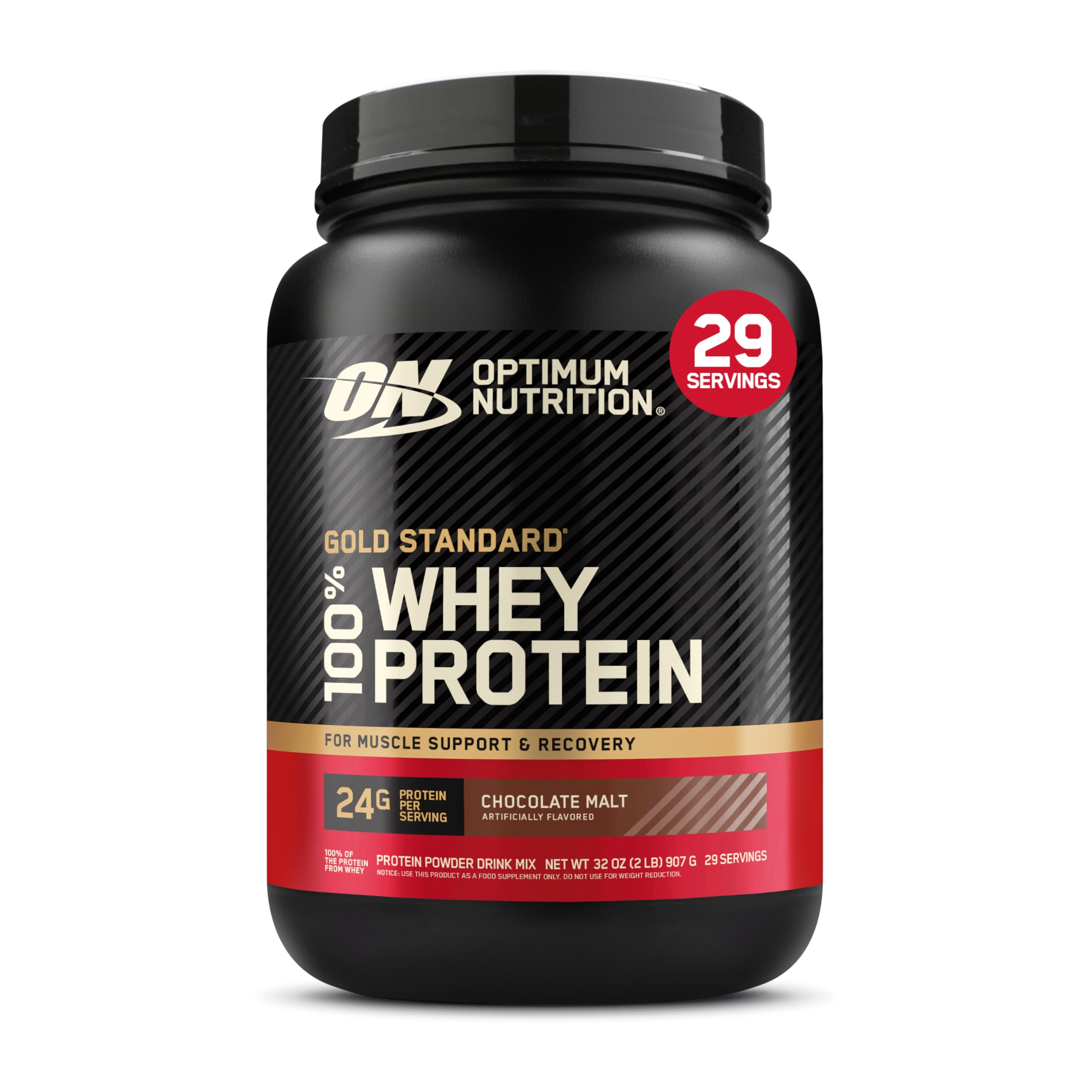 Optimum Nutrition Gold Standard 100% Whey Protein Powder, Double Rich Chocolate, 5 Pound (Packaging May Vary)