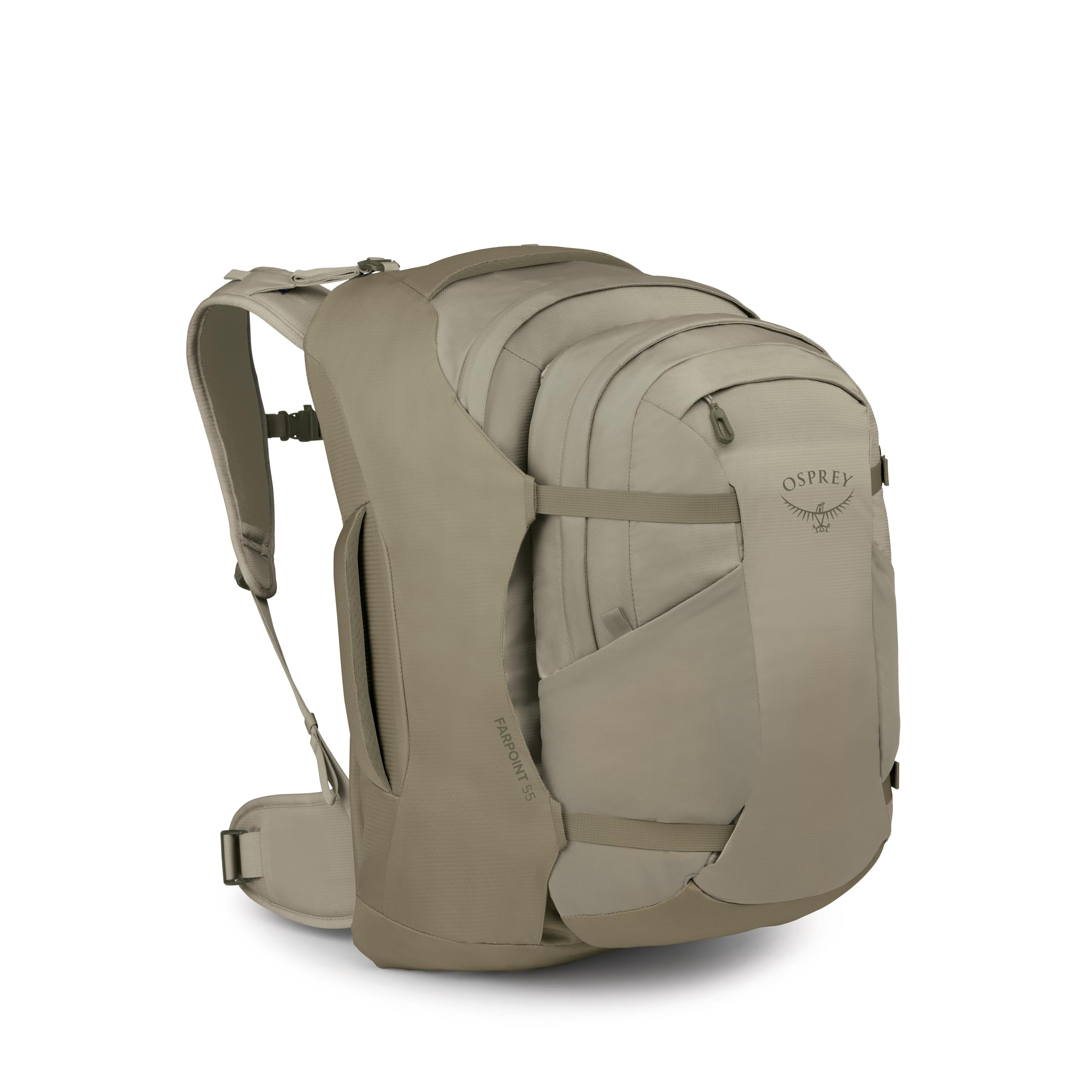 Osprey Farpoint 40L Men's Travel Backpack - Carry On Bag with Laptop Sleeve and Toiletry Pocket, Black