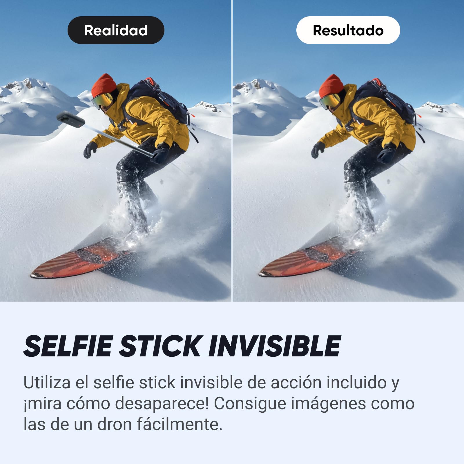 Insta360 X4 Standard Bundle - Waterproof 8K 360 Action Camera, 4K Wide-Angle Video, Invisible Selfie Stick Effect, Removable Lens Guards, 135 Min Battery Life, AI Editing, Stabilization