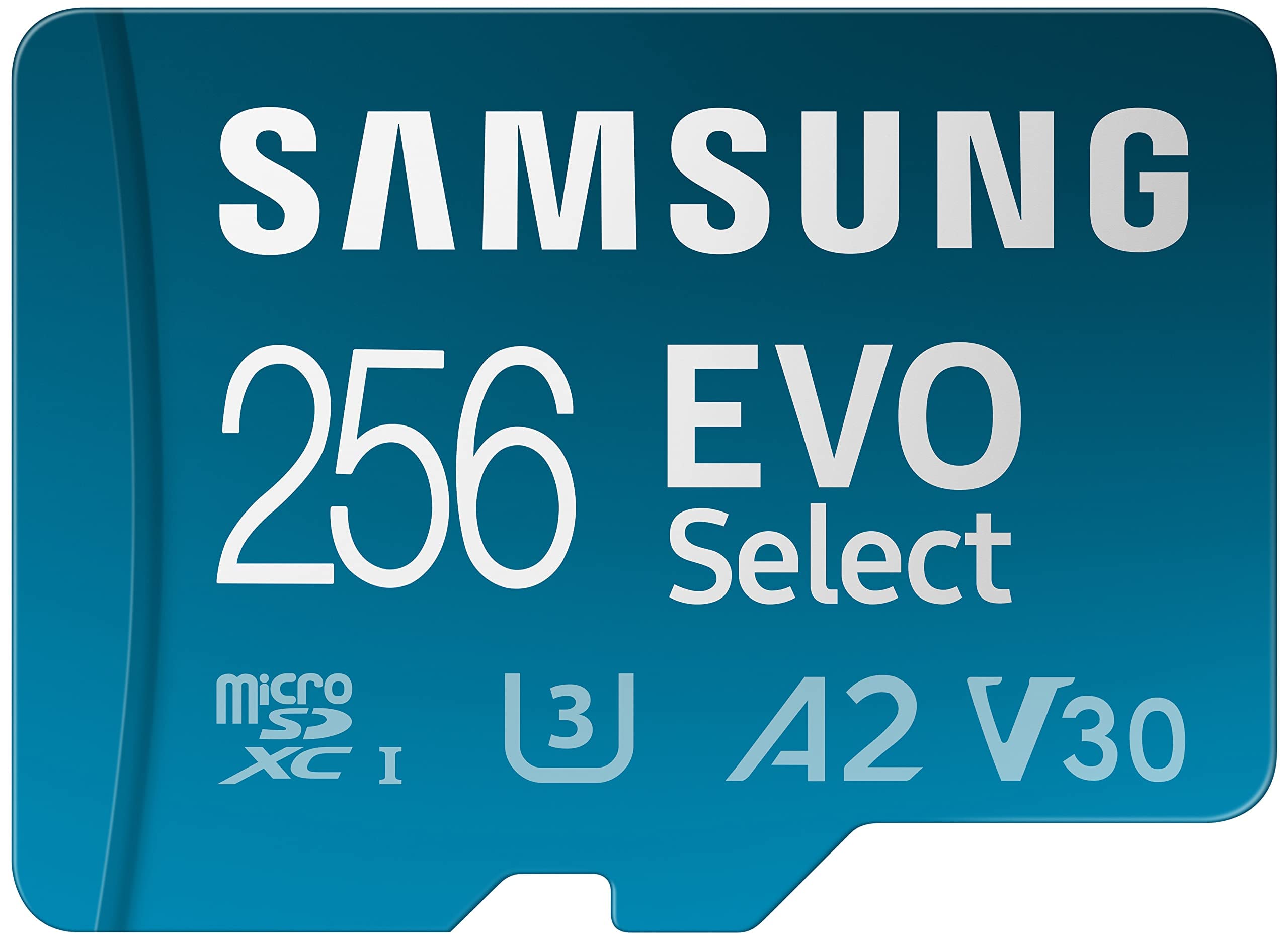 SAMSUNG EVO Select Micro SD-Memory-Card + Adapter, 128GB microSDXC 130MB/s Full HD & 4K UHD, UHS-I, U3, A2, V30, Expanded Storage for Android Smartphones, Tablets, Nintendo-Switch (MB-ME128KA/AM)