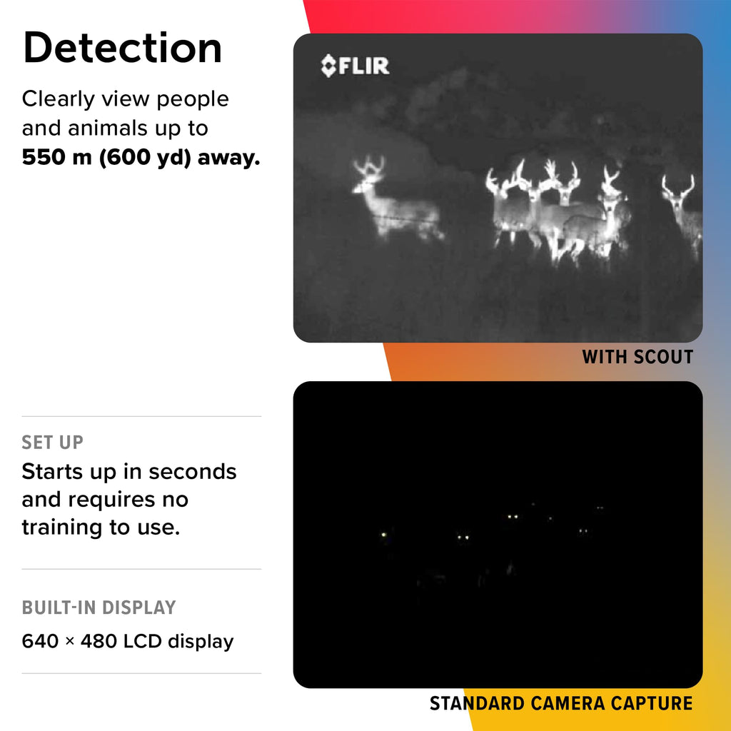 FLIR Scout TK - Compact Thermal Imaging Monocular for Wildlife Viewing, Hunting & Outdoor