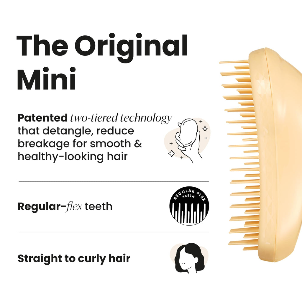 Tangle Teezer Original Detangler Brush, Dry & Wet Hairbrush for All Hair Types, Pink Fizz