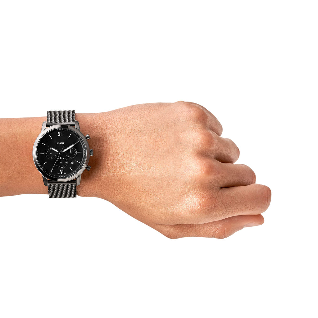 Fossil Men's Watch, Neutra Quartz Stainless Steel Chronograph Watch for Men