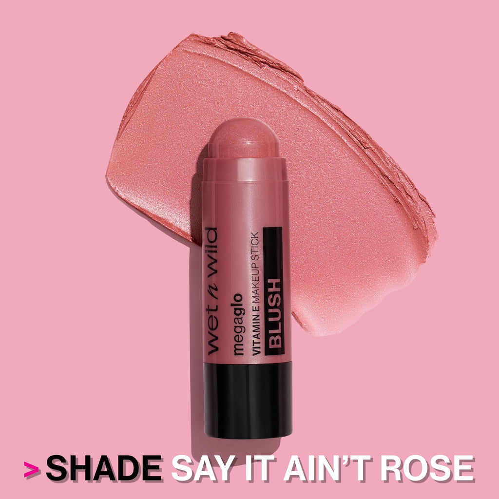 wet n wild MegaGlo Makeup Stick, Buildable Color, Versatile Use, Cruelty-Free & Vegan - When the Nude Strikes
