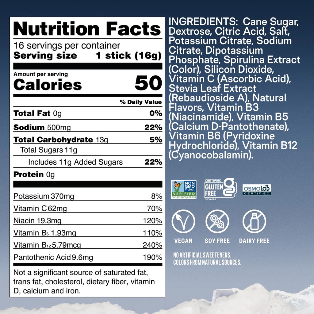 Liquid I.V.® Hydration Multiplier - Lemon Lime | Electrolyte Powder Drink Mix | 1 Pack (16 Servings)