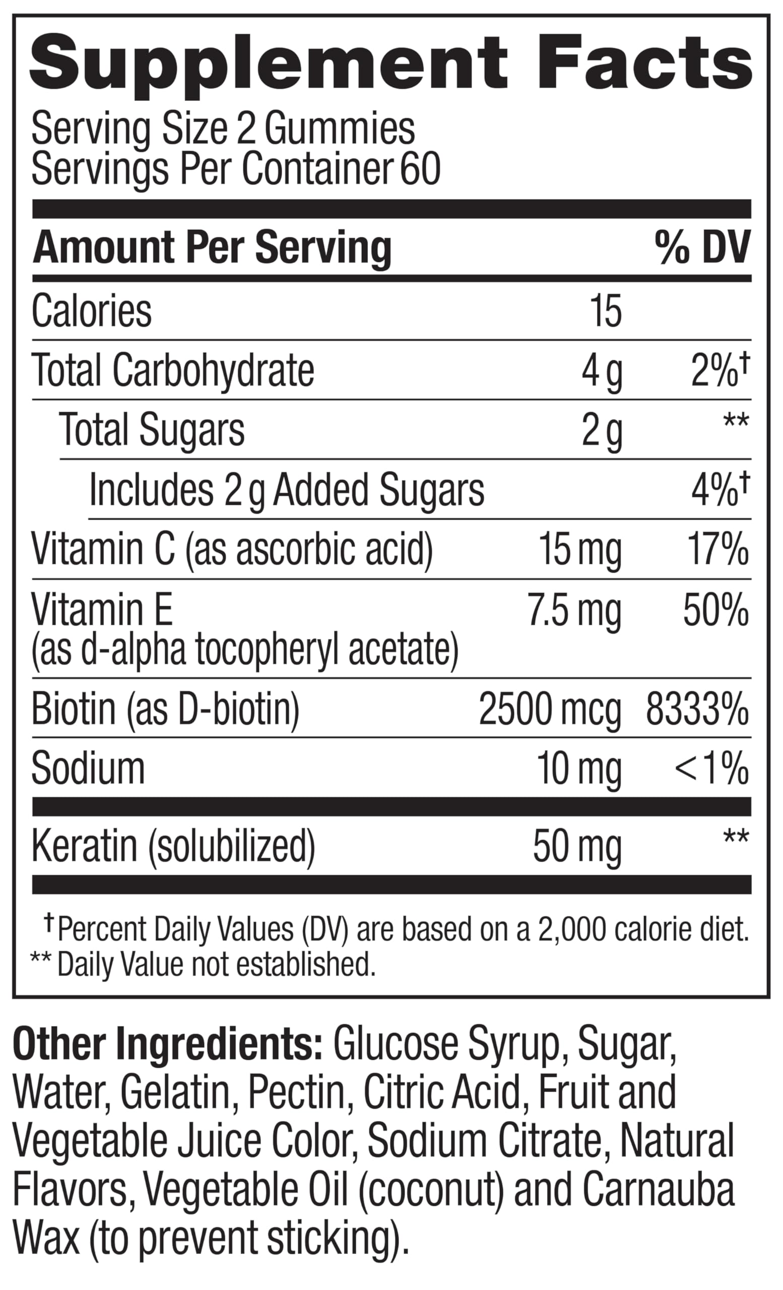 OLLY Undeniable Beauty Gummy, For Hair, Skin, Nails, Biotin, Vitamin C, Keratin, Chewable Supplement, Grapefruit, 30 Day Supply - 60 Count