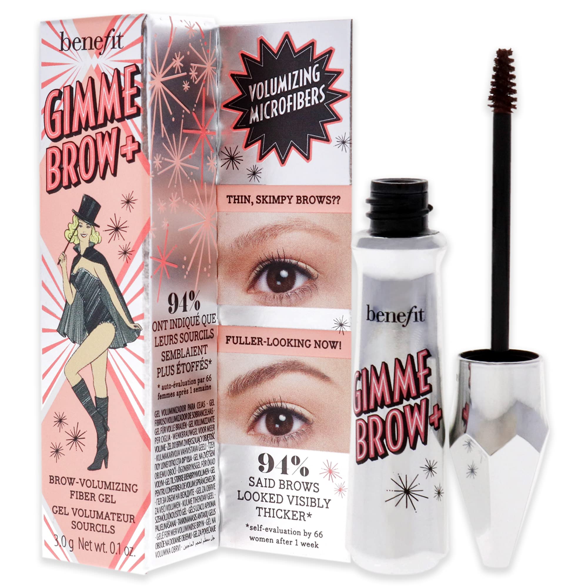 Benefit Benefit Gimme Brow+ Volumizing Fiber Gel Gimme Brow+ #1 Light, 0.1 fluid_ounces