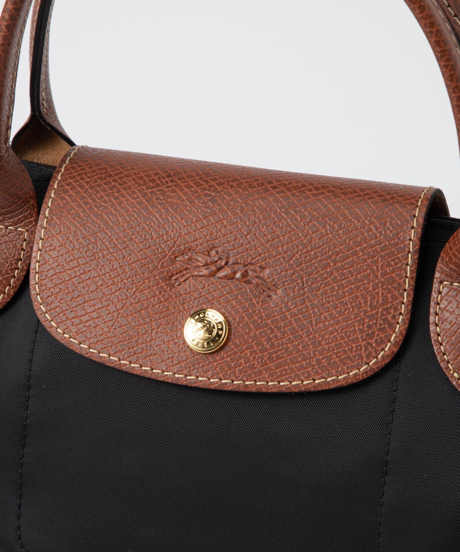 Longchamp Handbag, 1621 089 Pliage Tote Bag, Nylon/Leather