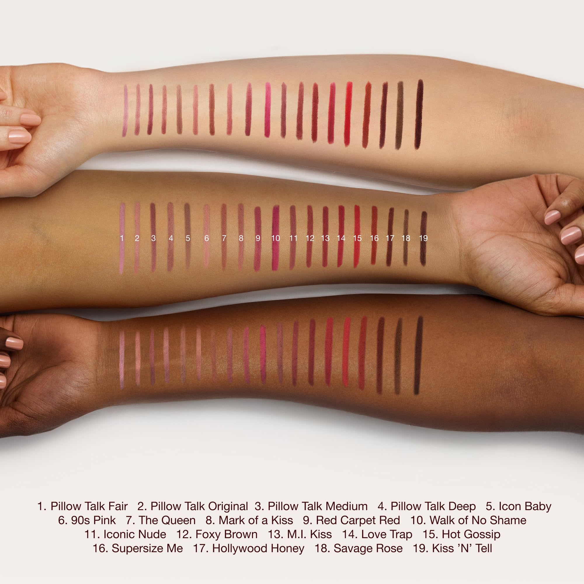 Charlotte Tilbury Lip Cheat Lip Liner Pencil - Gives Lips a Fuller-Looking, Defined Pout - Enriched with Jojoba Oil & Hyaluronic Acid - Waterproof, Smudge-Proof & Transfer-Proof