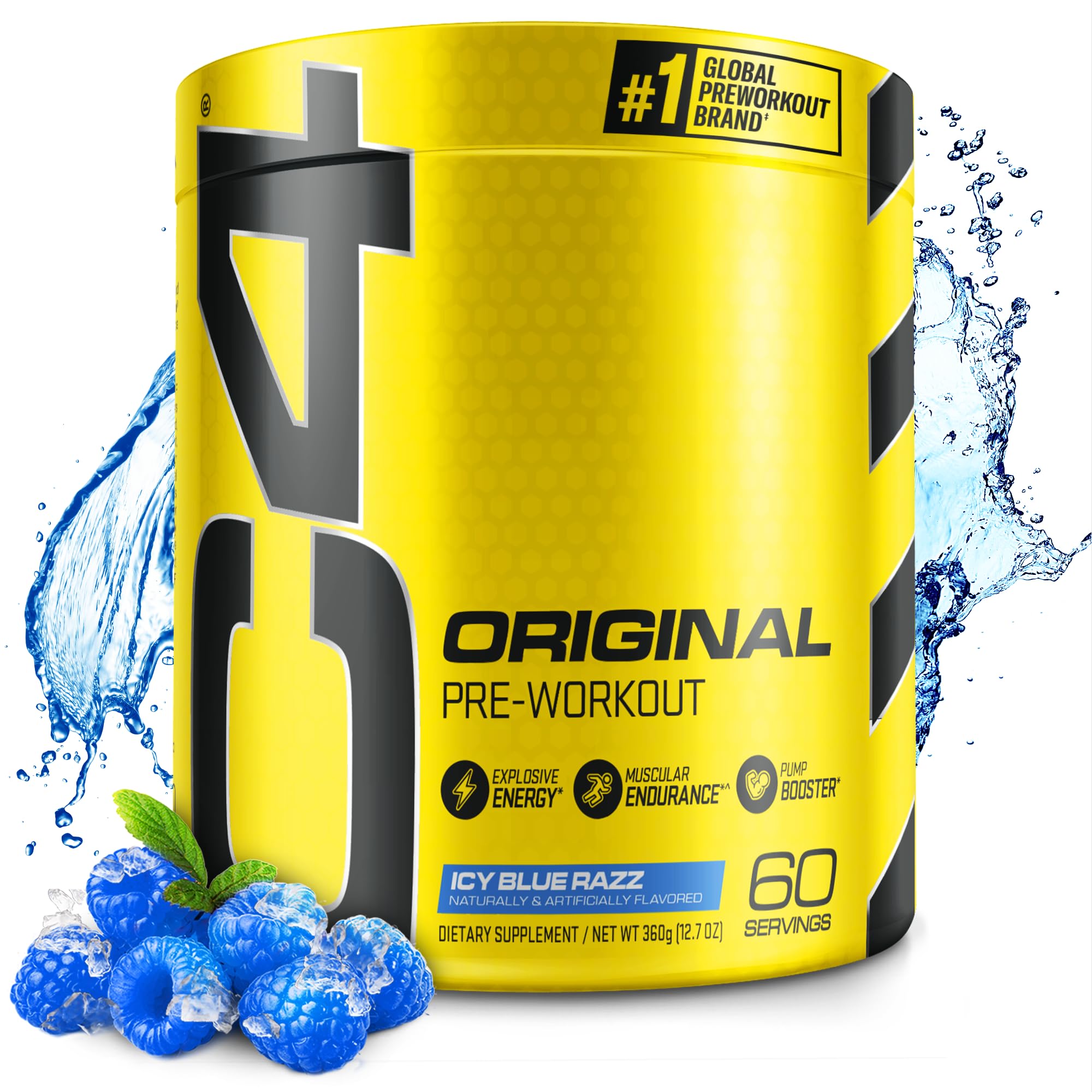 Cellucor C4 Original Pre Workout Powder Cherry Limeade | Vitamin C for Immune Support | Sugar Free Preworkout Energy for Men & Women | 150mg Caffeine + Beta Alanine + Creatine | 30 Servings