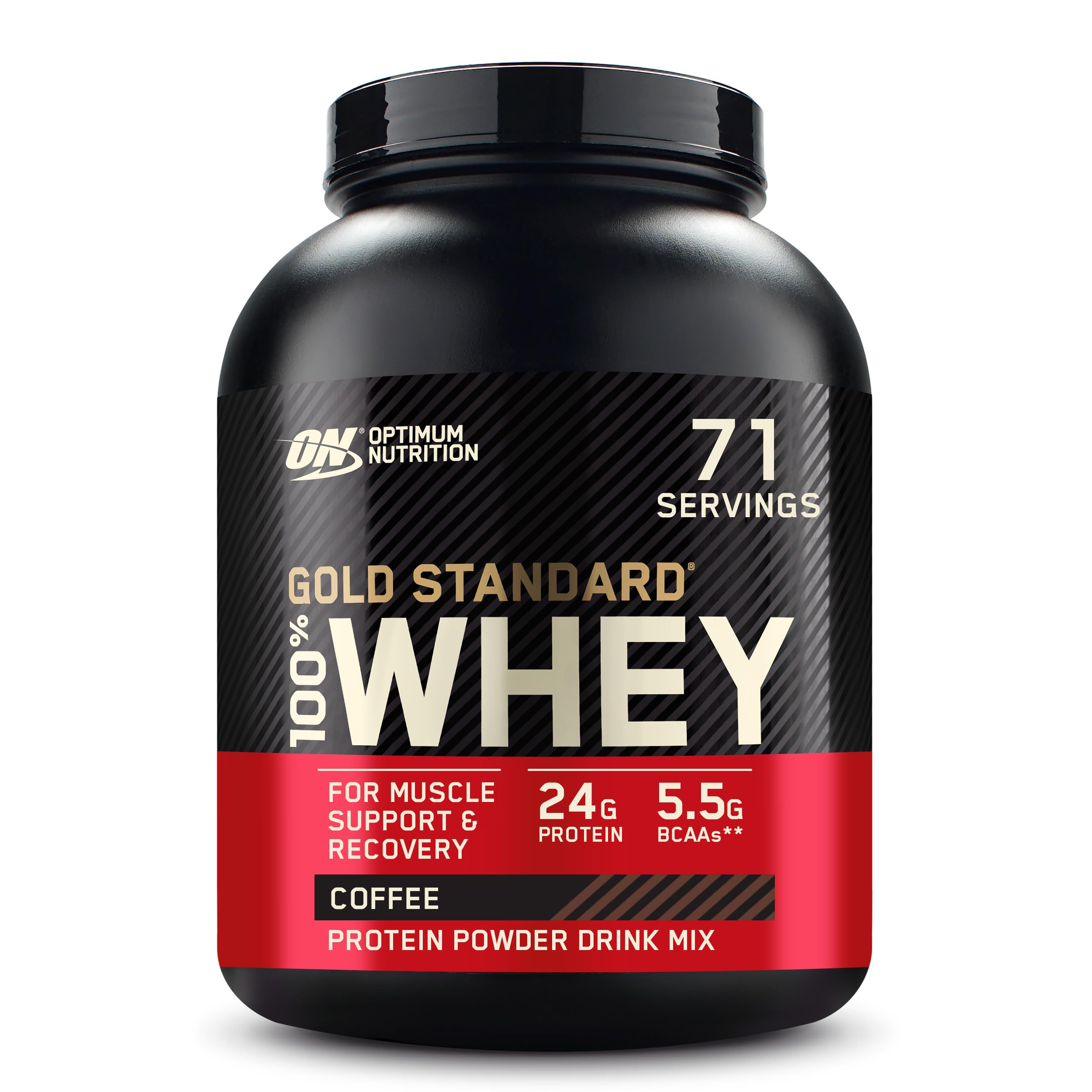 Optimum Nutrition Gold Standard 100% Whey Protein Powder, Double Rich Chocolate, 5 Pound (Packaging May Vary)