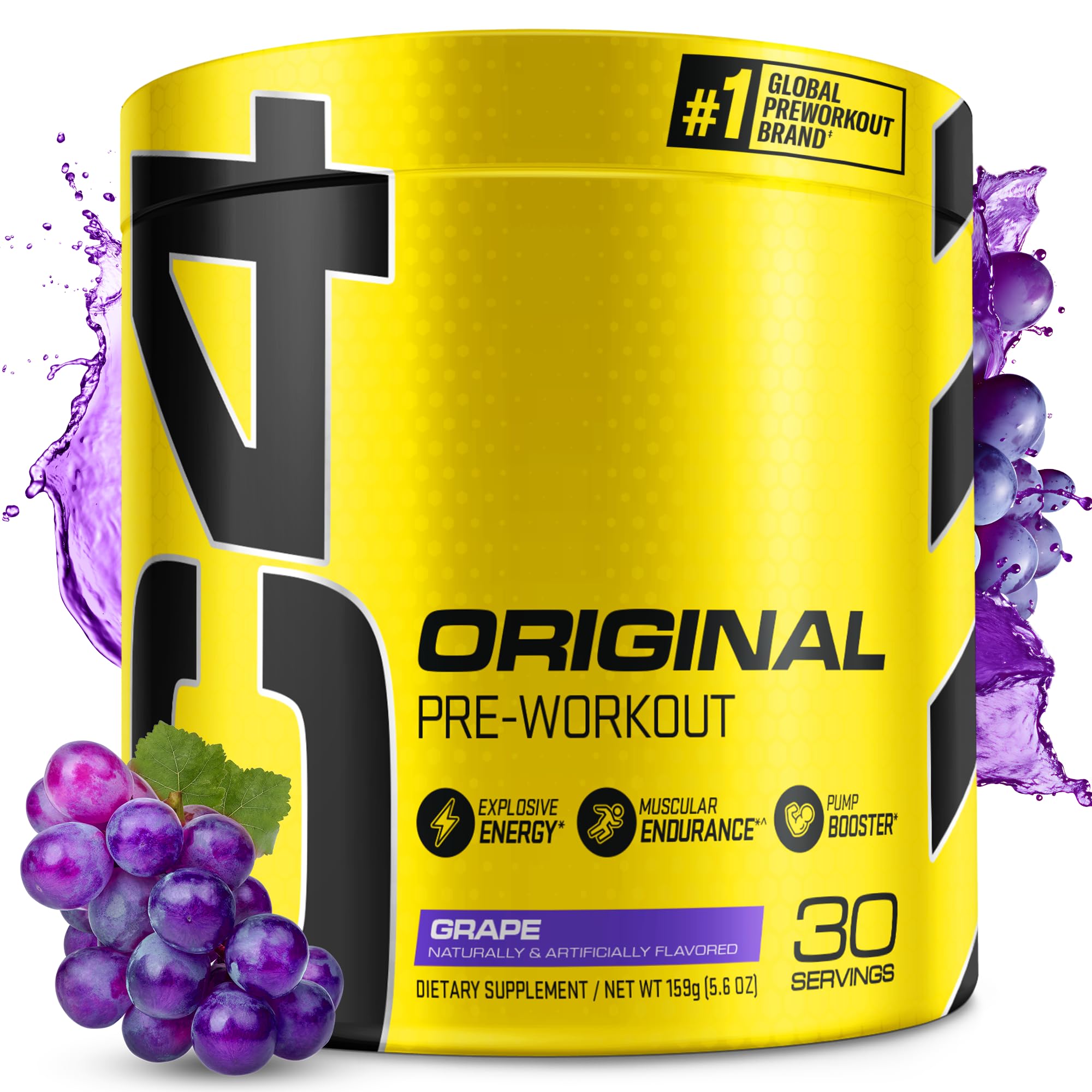 Cellucor C4 Original Pre Workout Powder Cherry Limeade | Vitamin C for Immune Support | Sugar Free Preworkout Energy for Men & Women | 150mg Caffeine + Beta Alanine + Creatine | 30 Servings