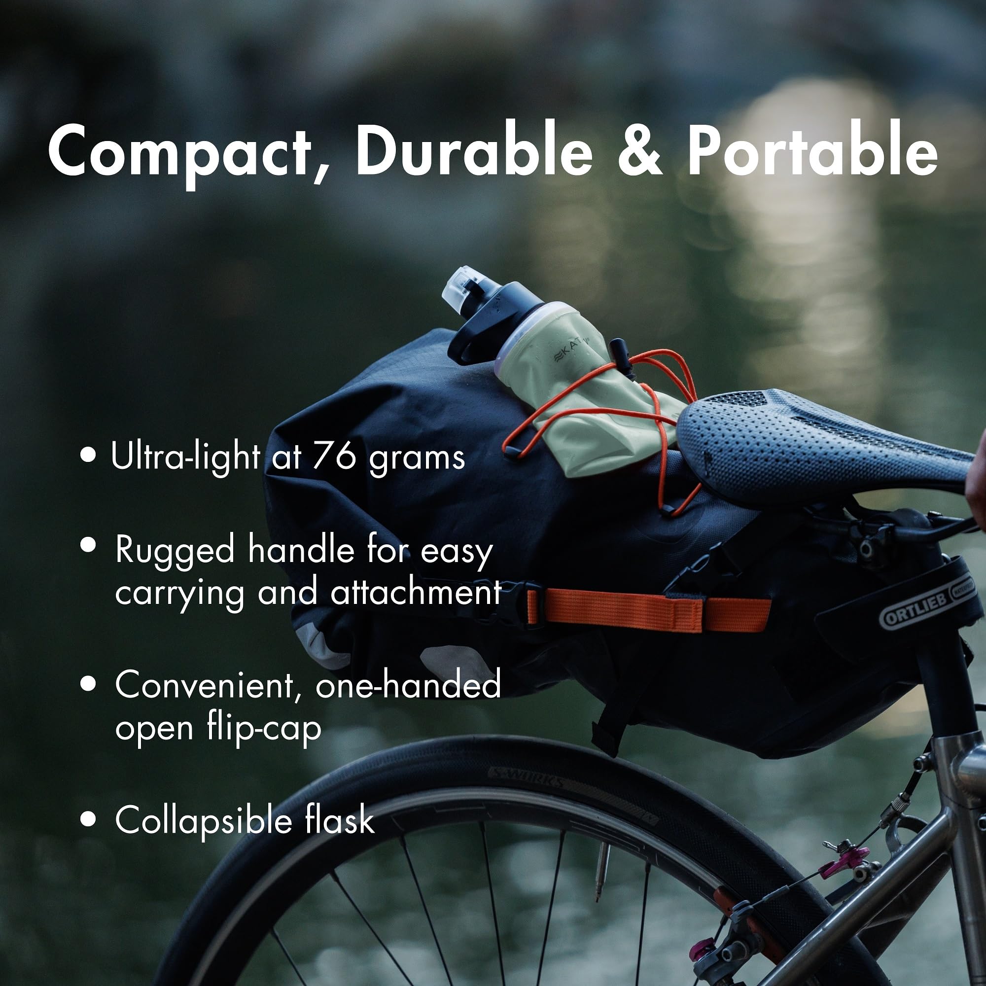 Katadyn BeFree 1.0L Ultralight Collapsible Water Filter Bottle for Hiking, Camping, Backpacking