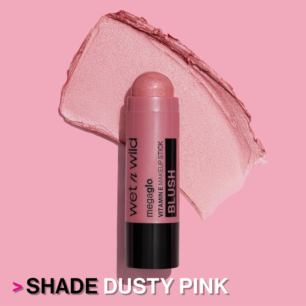 wet n wild MegaGlo Makeup Stick, Buildable Color, Versatile Use, Cruelty-Free & Vegan - When the Nude Strikes