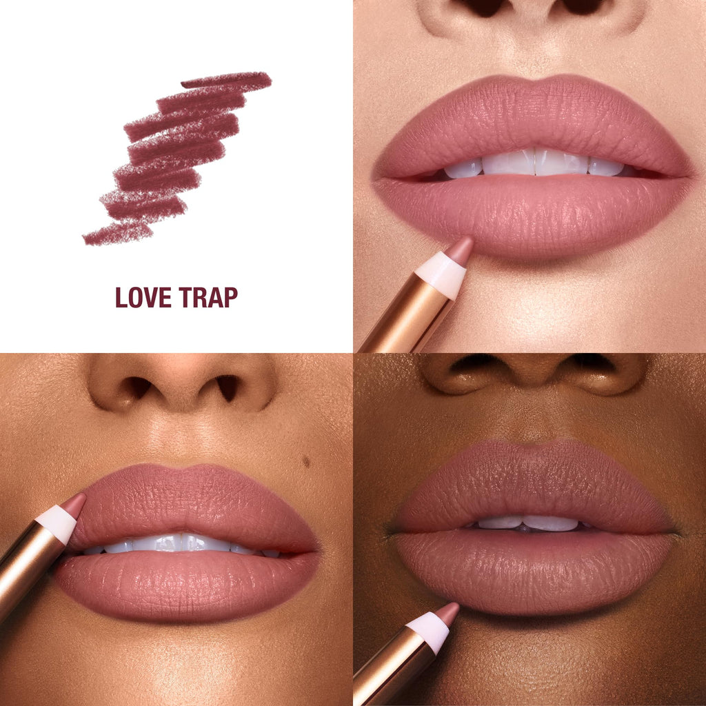 Charlotte Tilbury Lip Cheat Lip Liner Pencil - Gives Lips a Fuller-Looking, Defined Pout - Enriched with Jojoba Oil & Hyaluronic Acid - Waterproof, Smudge-Proof & Transfer-Proof