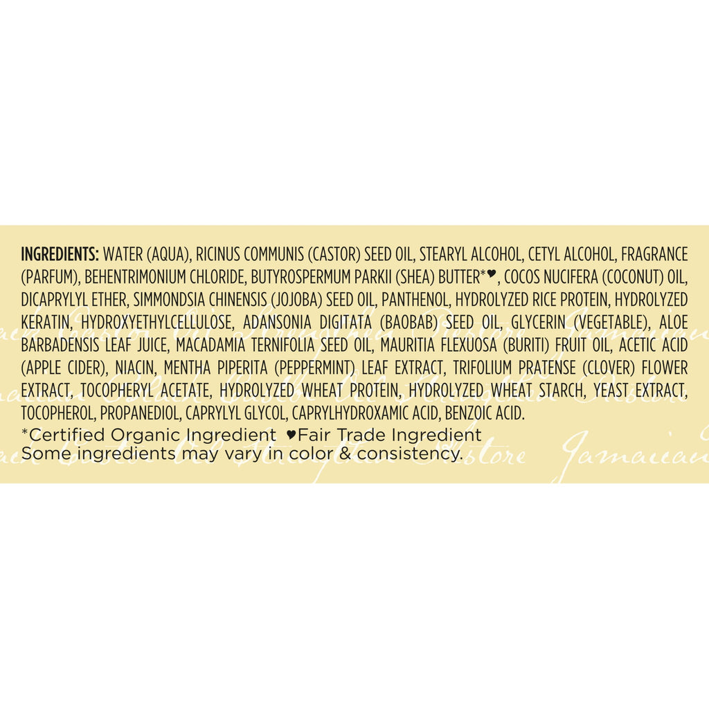 SheaMoisture Jamaican Black Castor Oil Leave In Conditioner 100% Pure Jamaican Black Castor Oil For Damaged Hair to Soften and Detangle Hair 11.5 oz