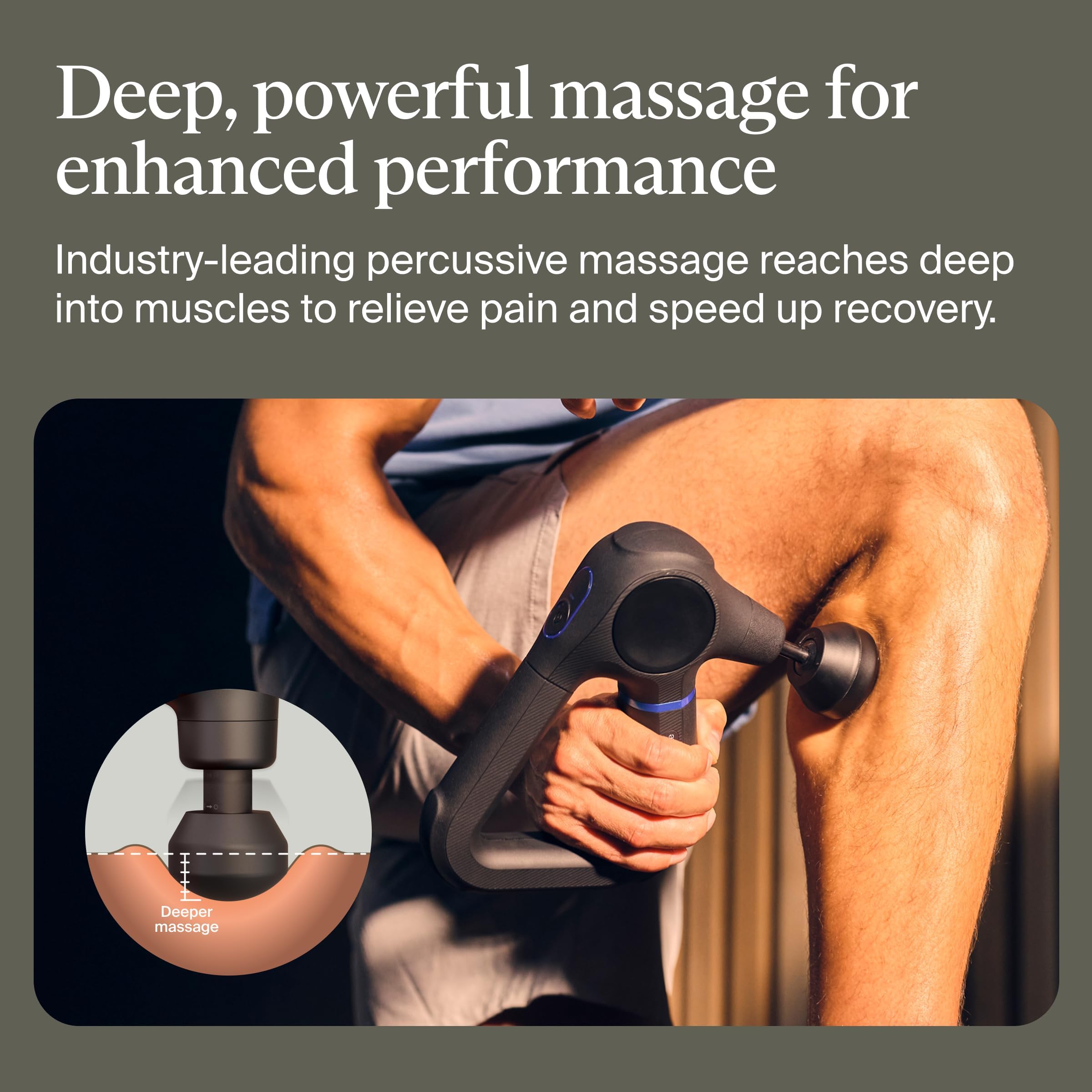 TheraGun Therabody Prime (5th Generation) - Deep Tissue Percussion Therapy Massage Gun - Bluetooth Enabled, Personal Massager for Pain Relief in Neck, Back, Leg, Shoulder and Body (Black)