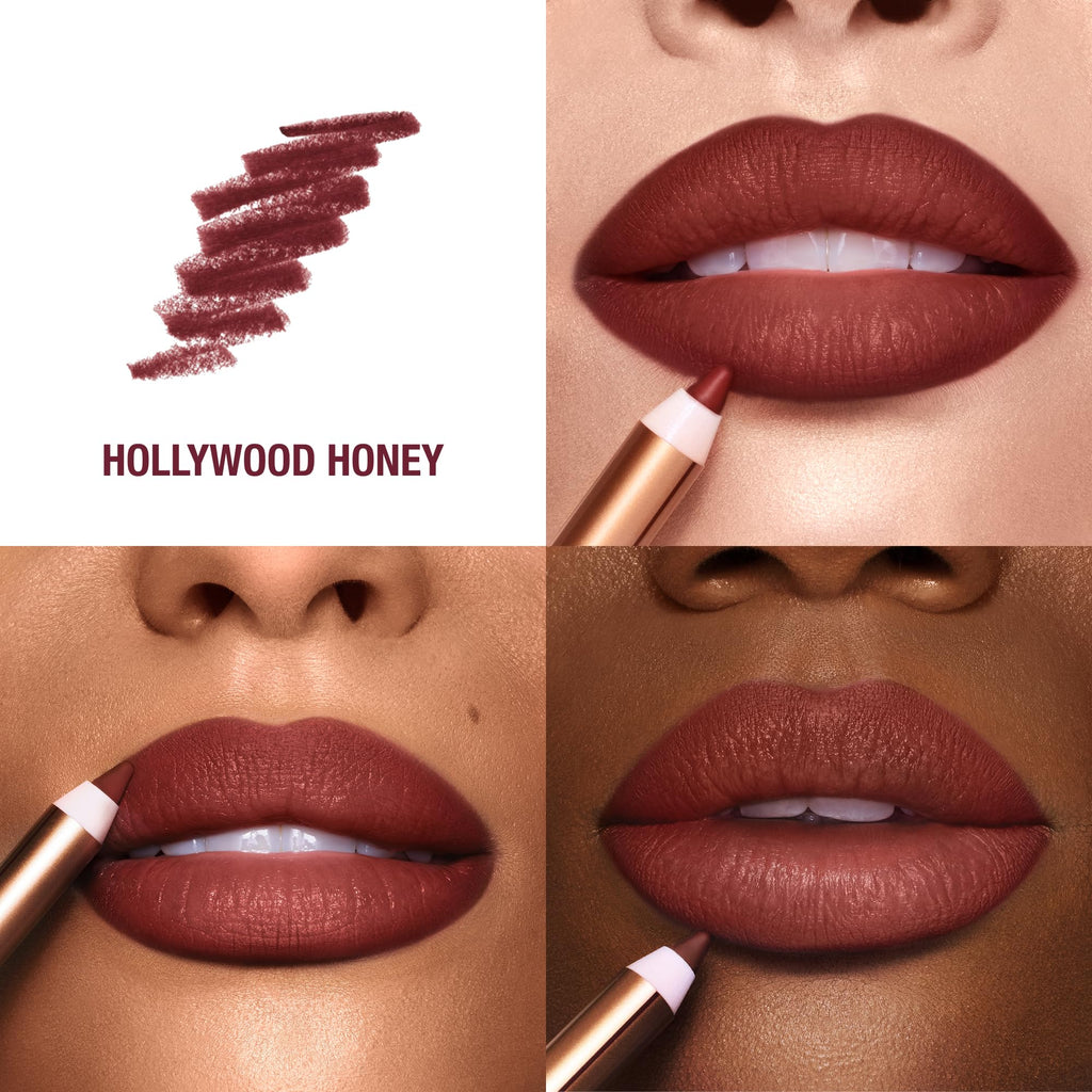 Charlotte Tilbury Lip Cheat Lip Liner Pencil - Gives Lips a Fuller-Looking, Defined Pout - Enriched with Jojoba Oil & Hyaluronic Acid - Waterproof, Smudge-Proof & Transfer-Proof