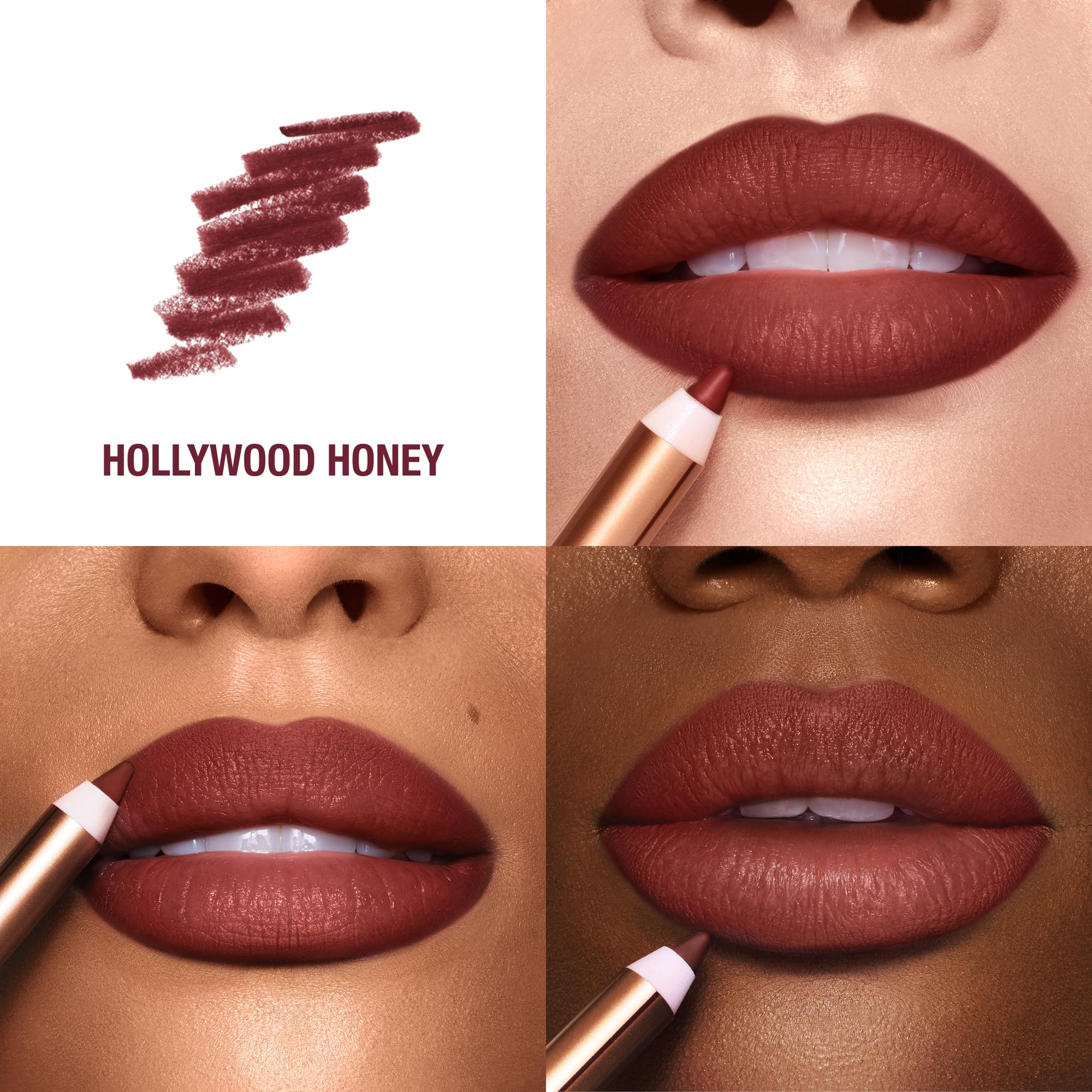 Charlotte Tilbury Lip Cheat Lip Liner Pencil - Gives Lips a Fuller-Looking, Defined Pout - Enriched with Jojoba Oil & Hyaluronic Acid - Waterproof, Smudge-Proof & Transfer-Proof
