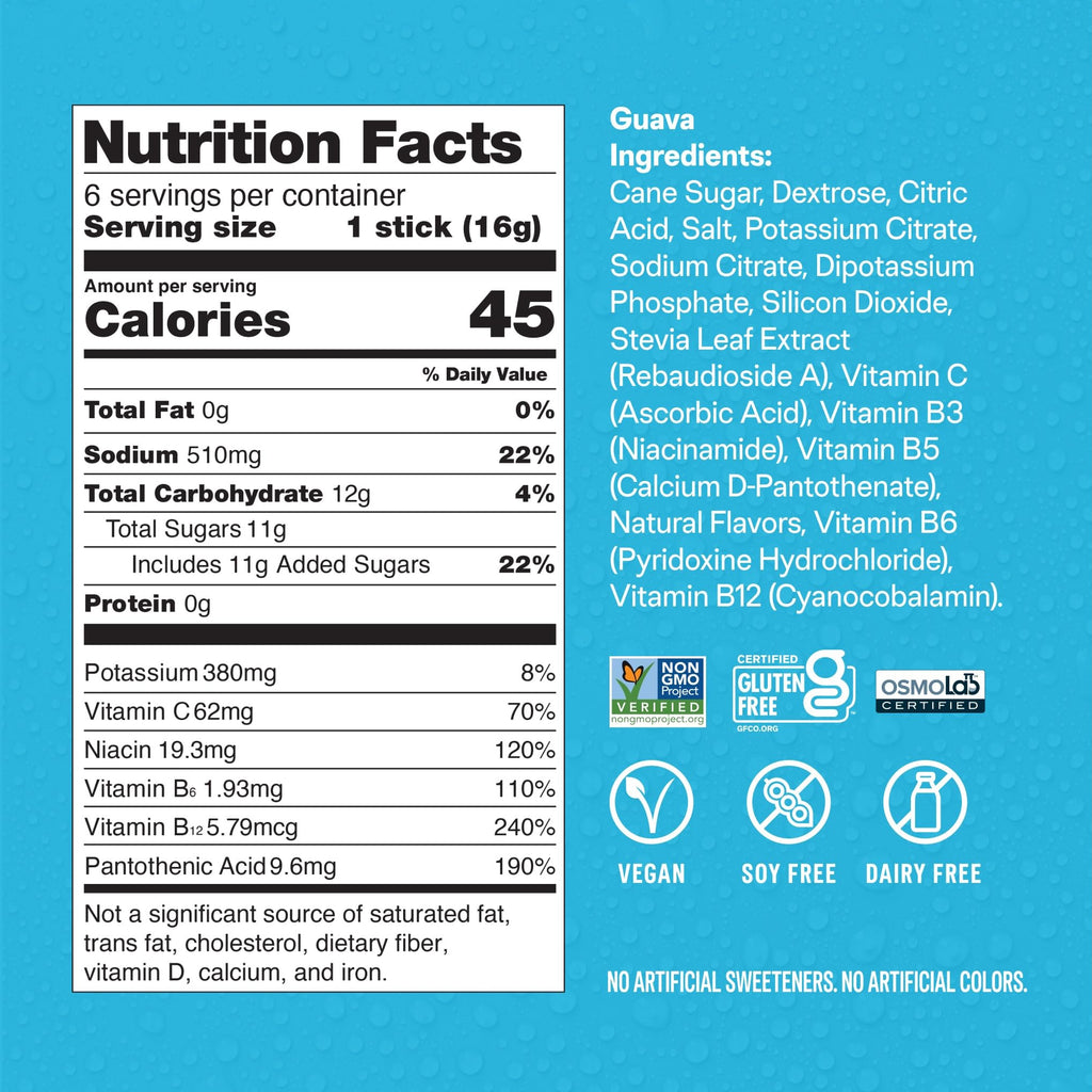 Liquid I.V.® Hydration Multiplier - Lemon Lime | Electrolyte Powder Drink Mix | 1 Pack (16 Servings)
