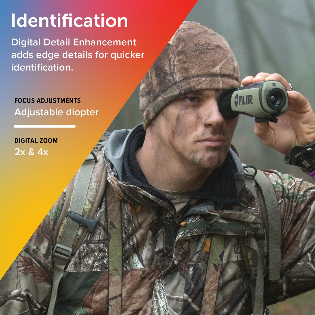 FLIR Scout TK - Compact Thermal Imaging Monocular for Wildlife Viewing, Hunting & Outdoor
