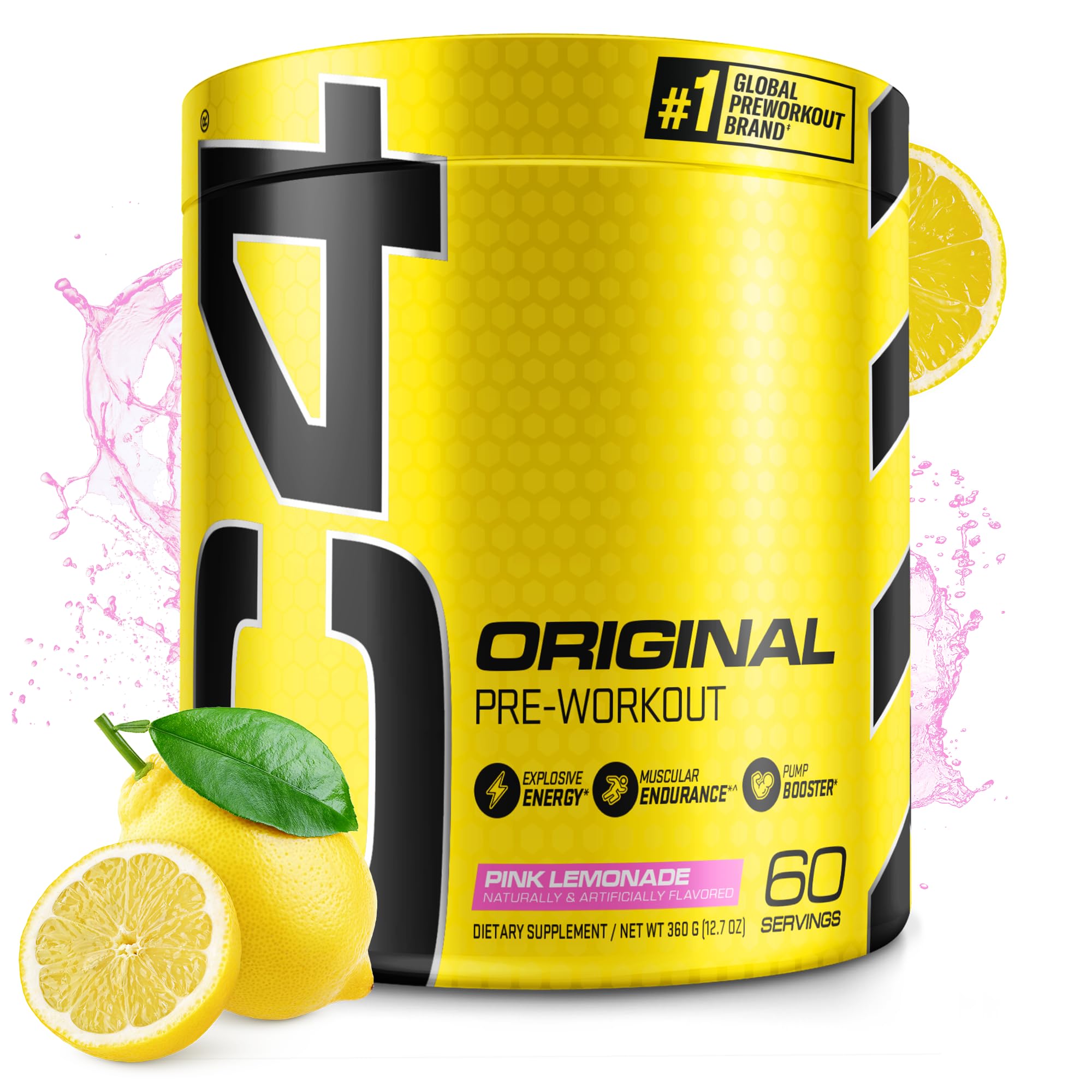 Cellucor C4 Original Pre Workout Powder Cherry Limeade | Vitamin C for Immune Support | Sugar Free Preworkout Energy for Men & Women | 150mg Caffeine + Beta Alanine + Creatine | 30 Servings