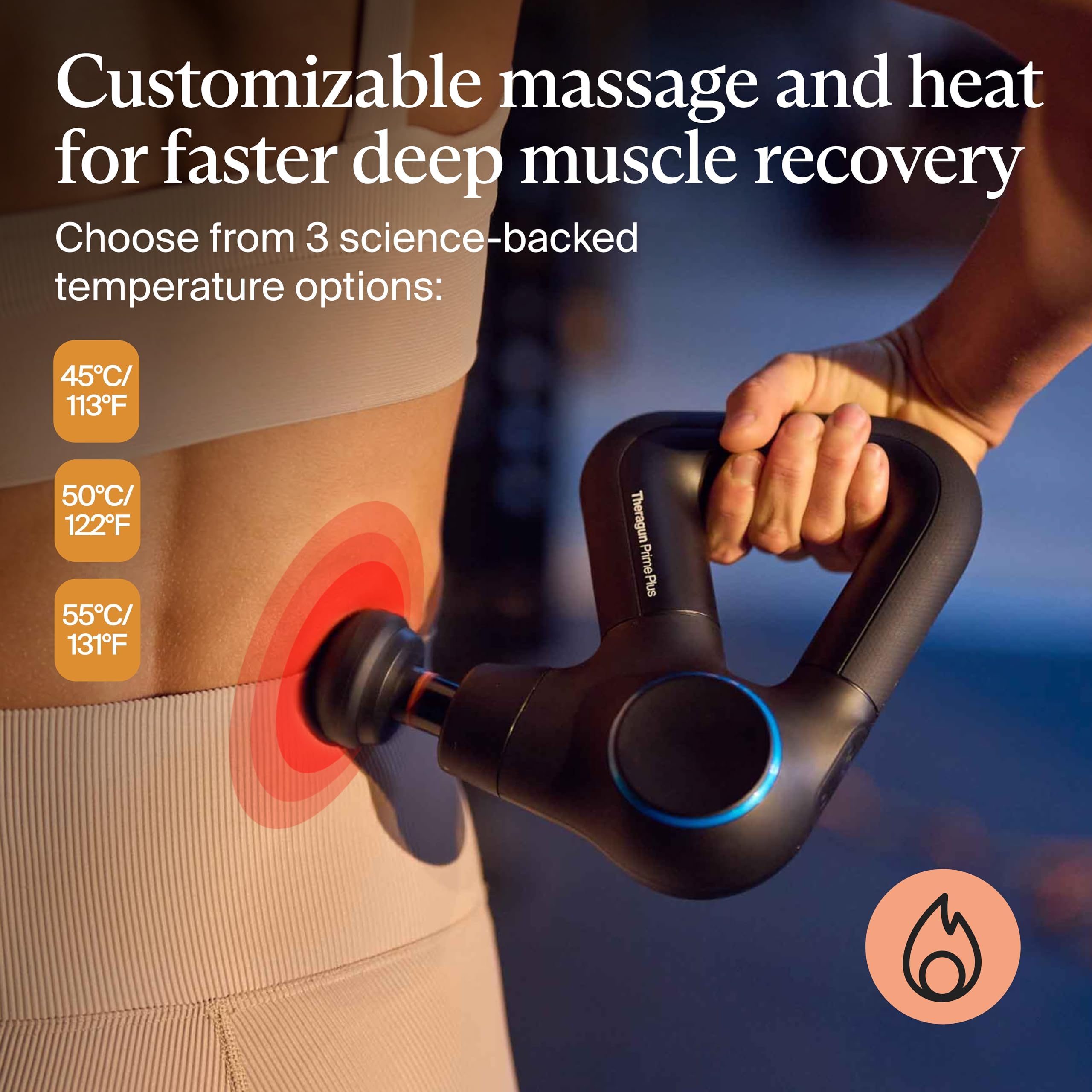 TheraGun Therabody Prime (5th Generation) - Deep Tissue Percussion Therapy Massage Gun - Bluetooth Enabled, Personal Massager for Pain Relief in Neck, Back, Leg, Shoulder and Body (Black)