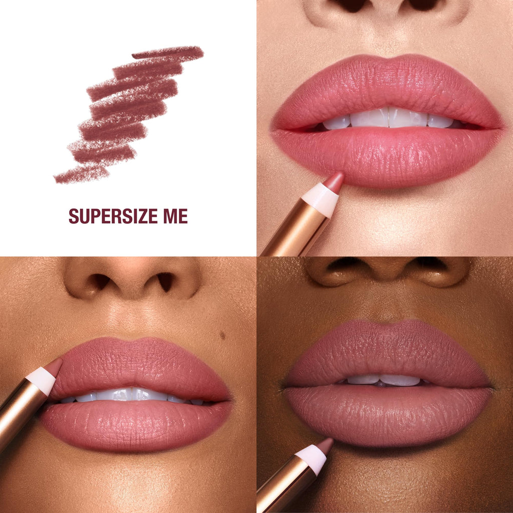 Charlotte Tilbury Lip Cheat Lip Liner Pencil - Gives Lips a Fuller-Looking, Defined Pout - Enriched with Jojoba Oil & Hyaluronic Acid - Waterproof, Smudge-Proof & Transfer-Proof