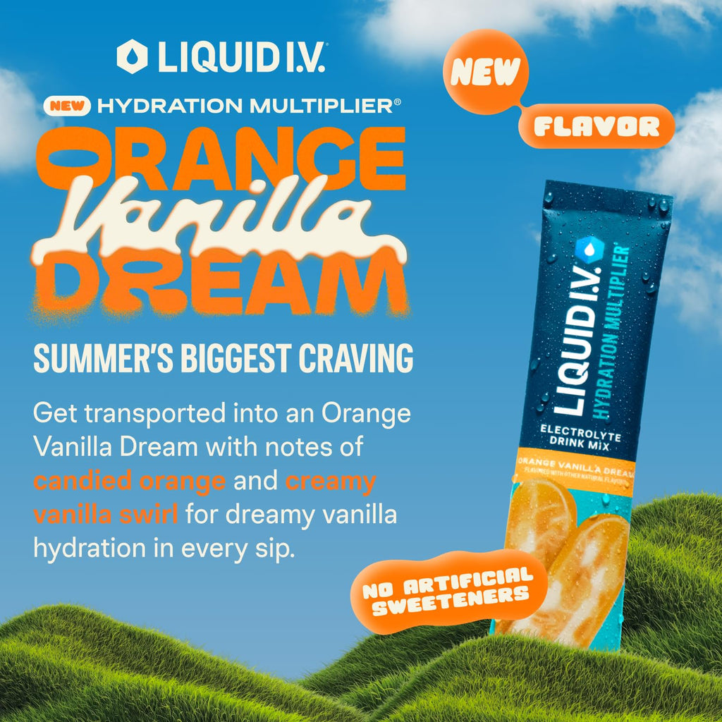 Liquid I.V.® Hydration Multiplier - Lemon Lime | Electrolyte Powder Drink Mix | 1 Pack (16 Servings)