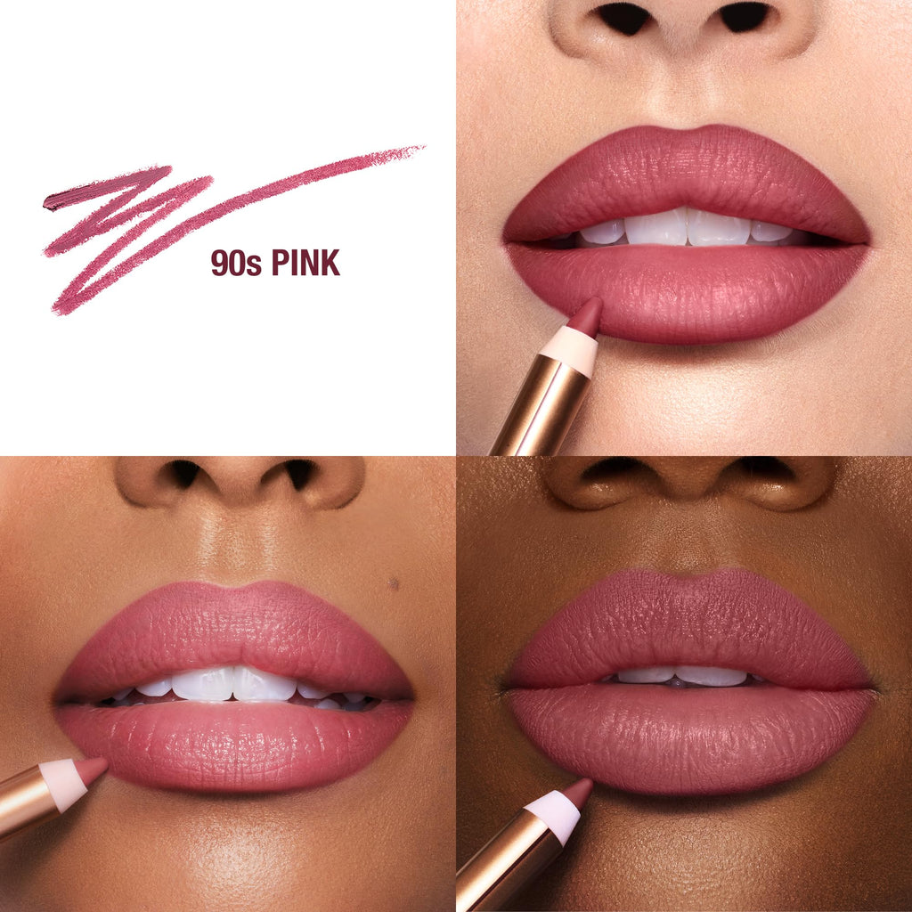 Charlotte Tilbury Lip Cheat Lip Liner Pencil - Gives Lips a Fuller-Looking, Defined Pout - Enriched with Jojoba Oil & Hyaluronic Acid - Waterproof, Smudge-Proof & Transfer-Proof