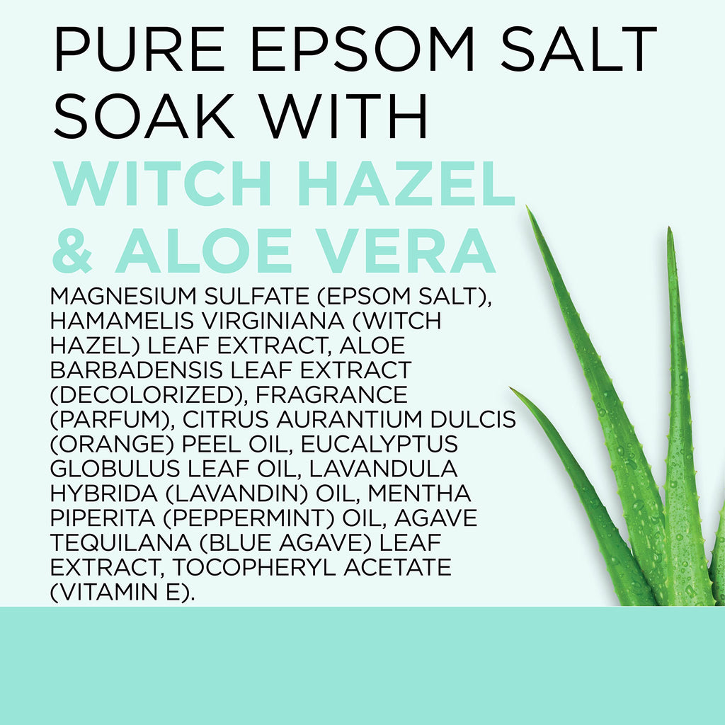 Dr Teal's Epsom Salt Bath Soaking Solution, Eucalyptus and Lavender, 2 Count, 3lb Bags - 6lbs Total